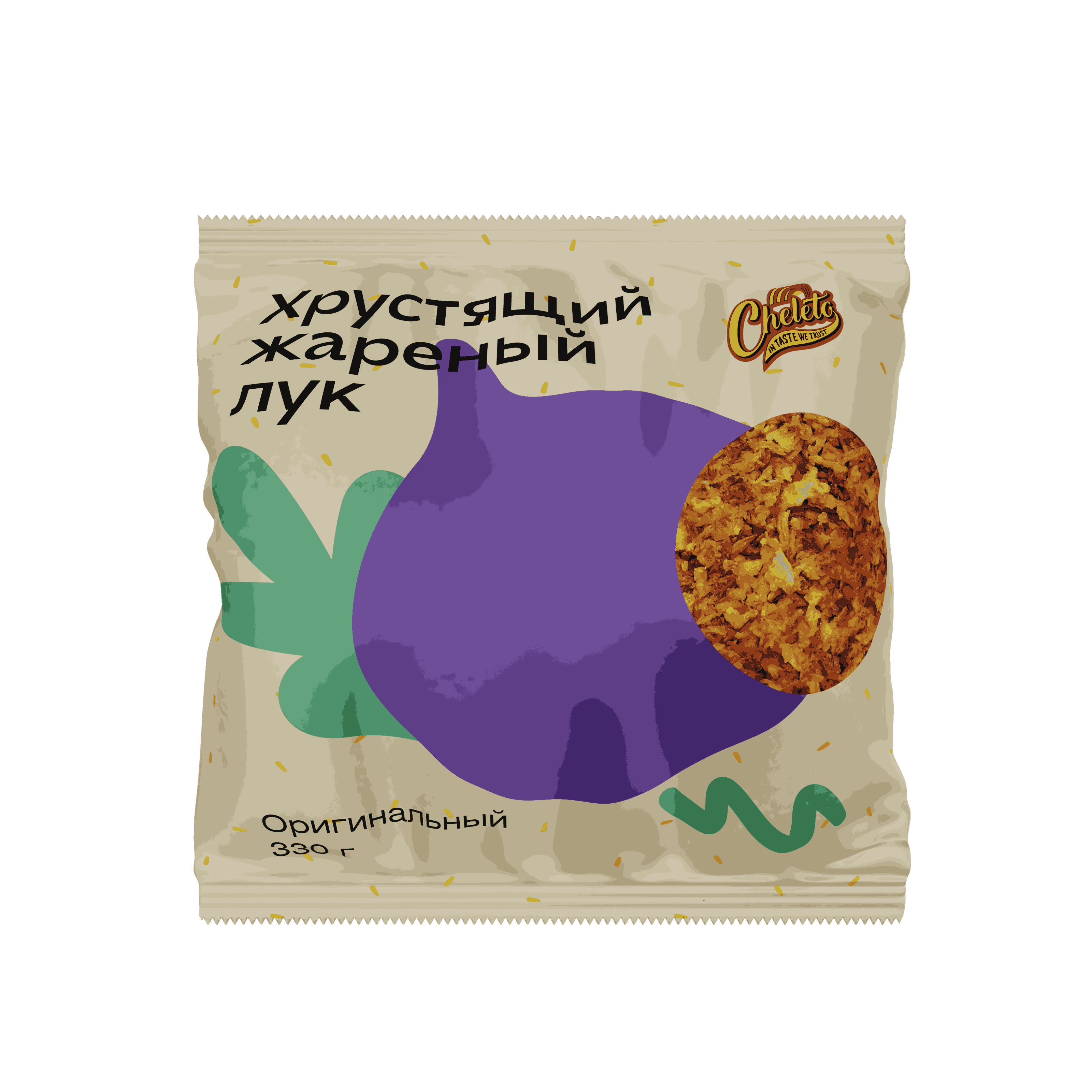 Лук хрустящий жареный, Cheleto 330 г