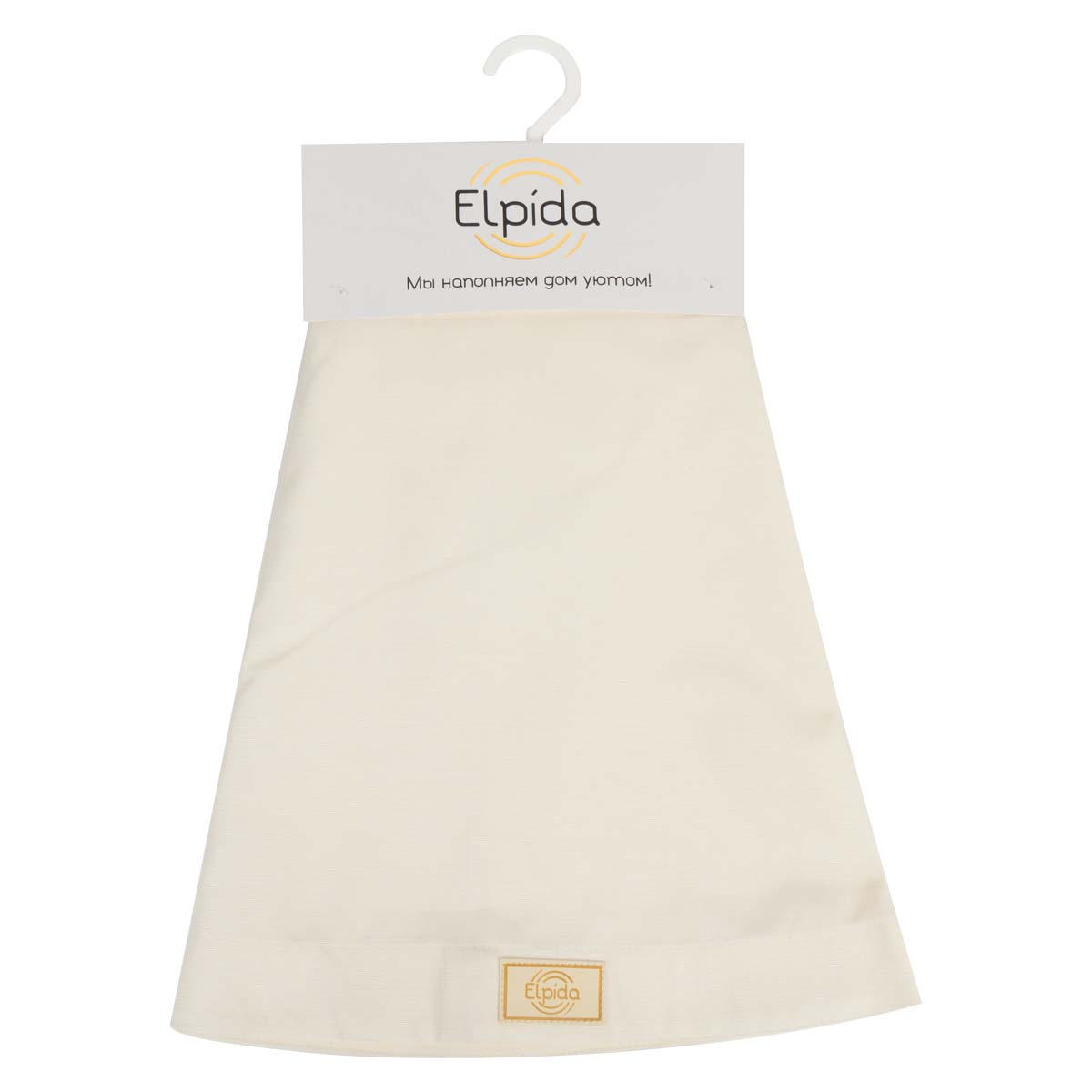 Скатерть «Elpida» «Шампань (экрю) однотонная», круглая (D170 см)