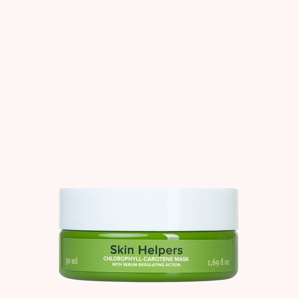 Маска хлорофилл-каротиновая, Skin Helpers, 50 мл