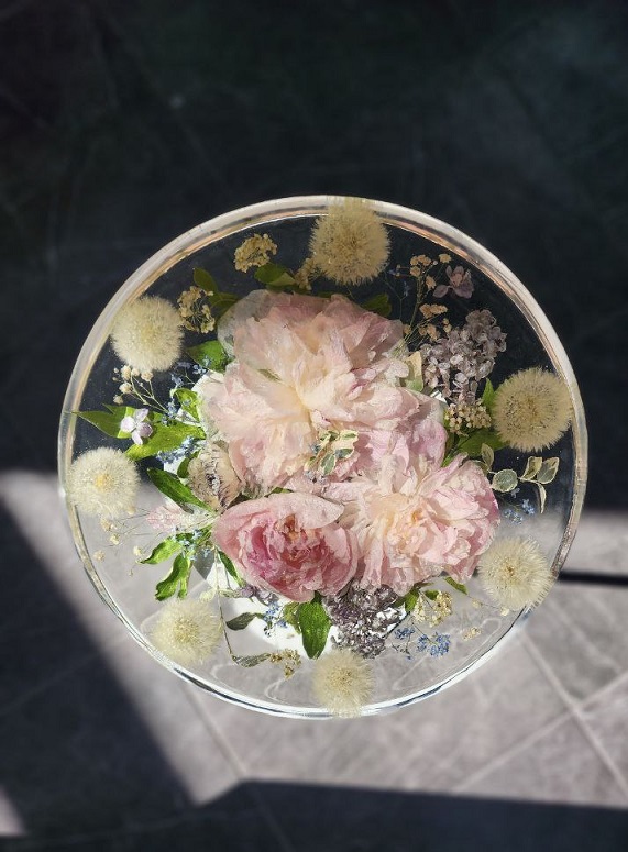 Столик приставной круглый