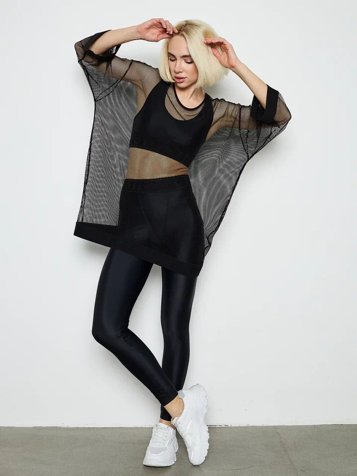 ZOJJ Футболка женская спортивная ECO коллекция, Black