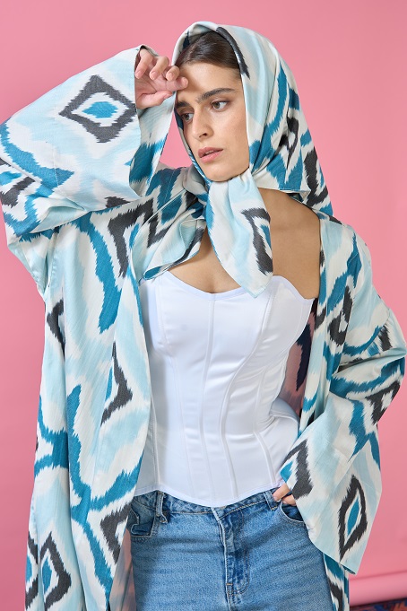 Платок ETHNO BLUE