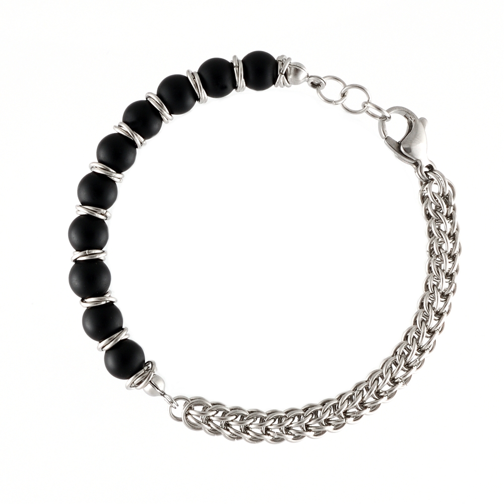 Женский браслет Отражение с шунгитом