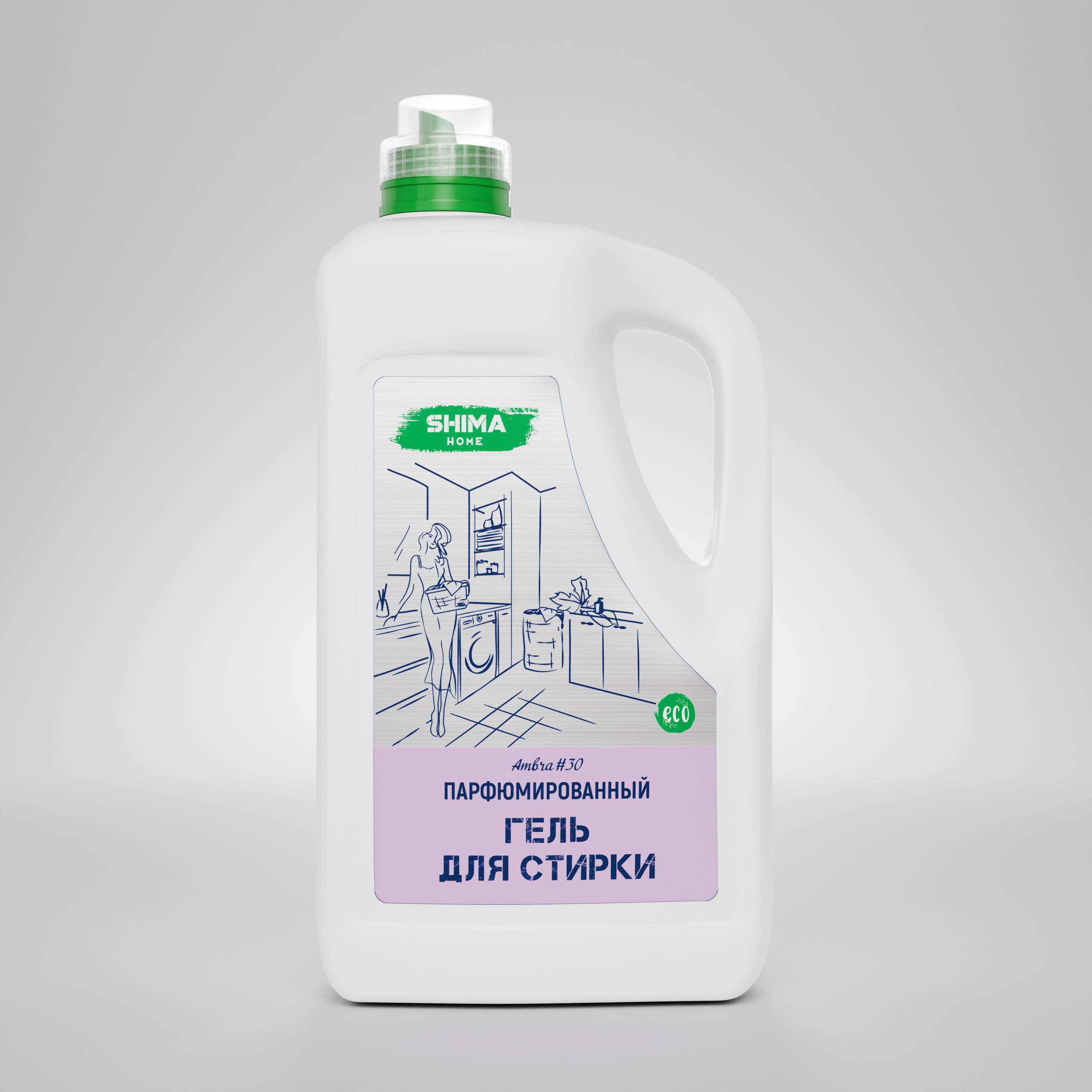 ПАРФЮМИРОВАННЫЙ ГЕЛЬ ДЛЯ СТИРКИ SHIMA С АРОМАТОМ AMBRA