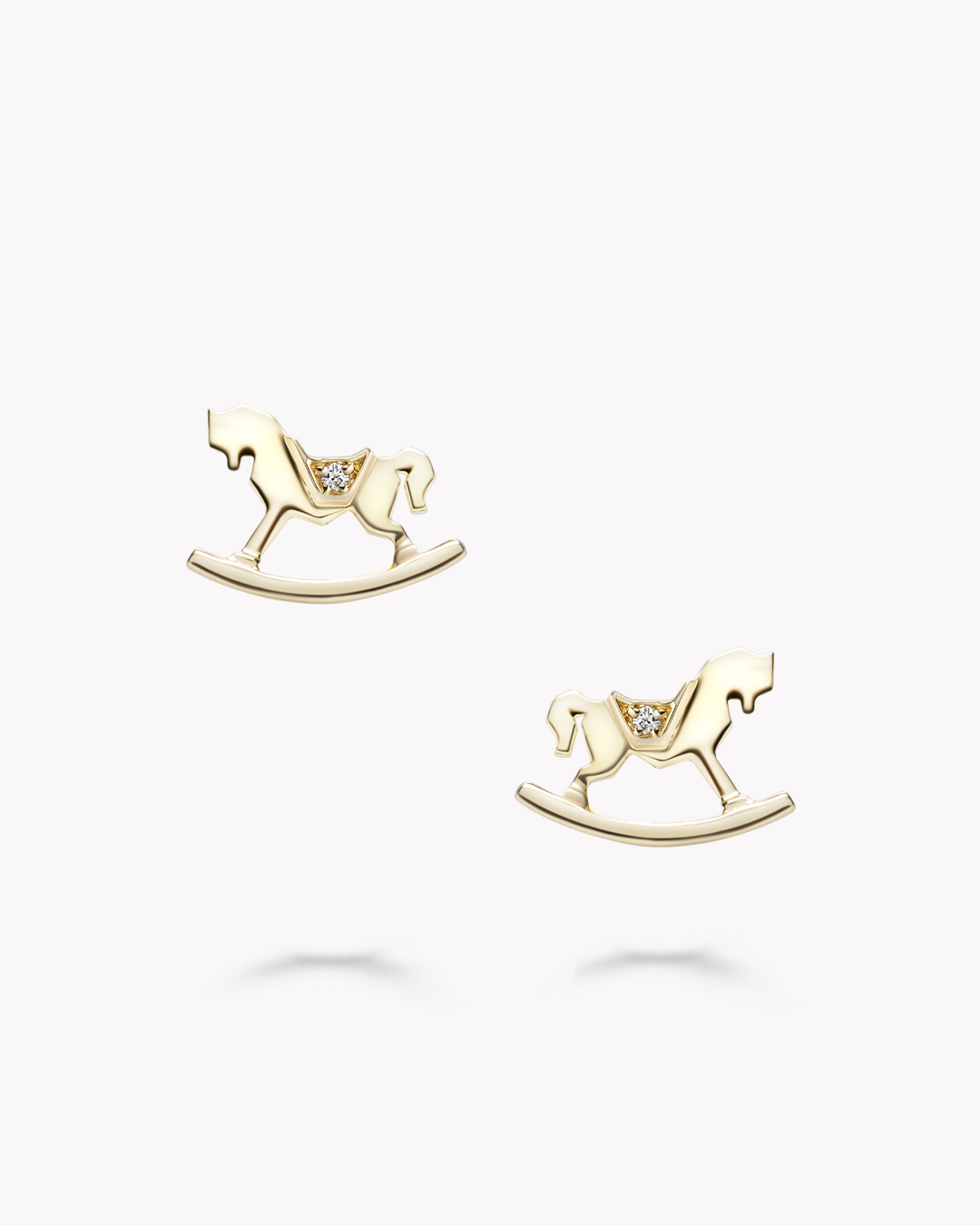 Серьги TOY пусеты с бриллиантами