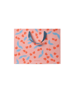 Подарочный пакет "Вишенки" pink