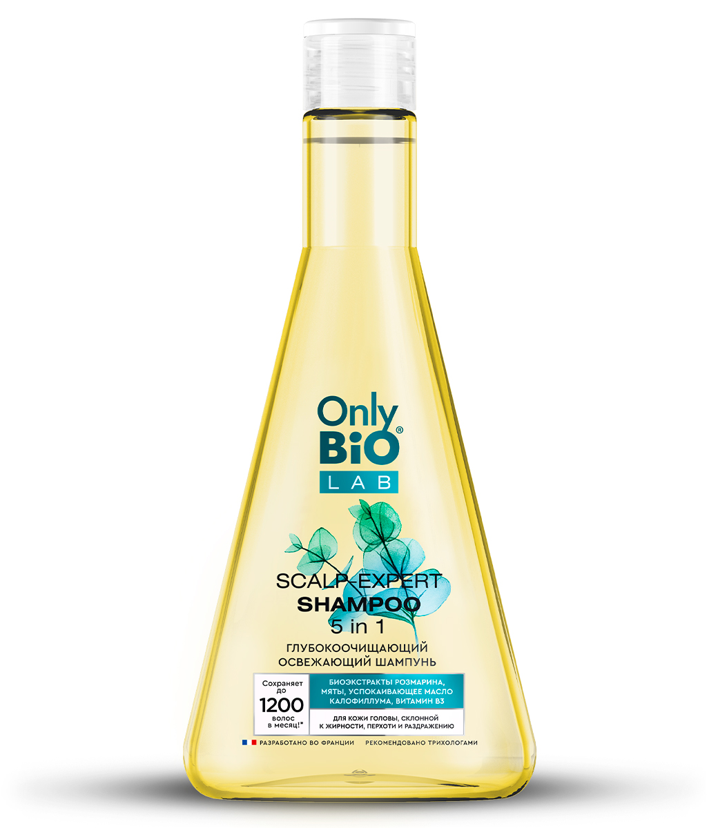 Scalp-expert 5 в 1 глубокоочищающий освежающий шампунь