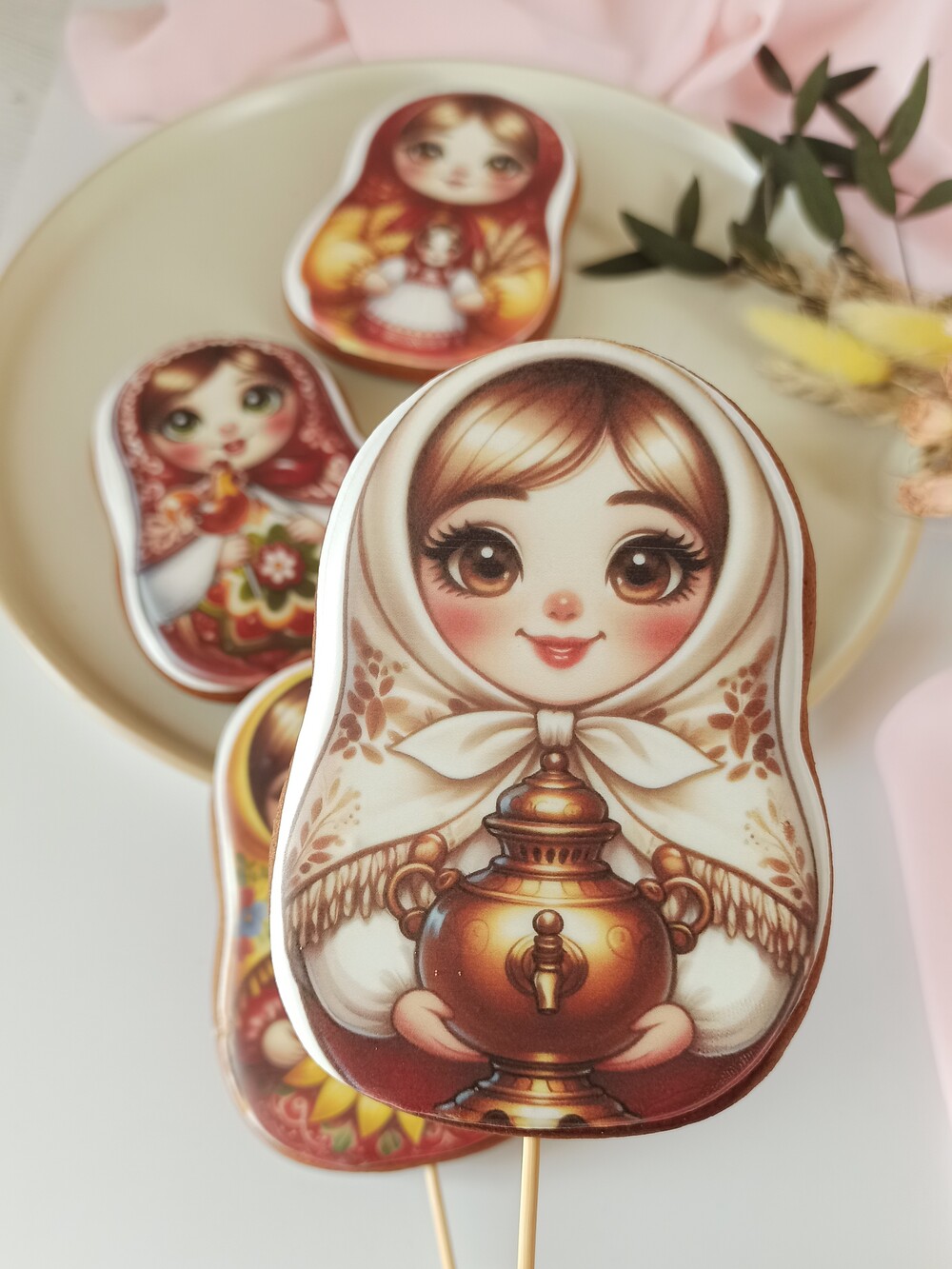 Имбирный пряник "Матрешка"