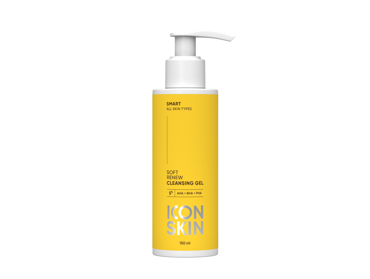 Очищающий гель для умывания с кислотами Soft Renew