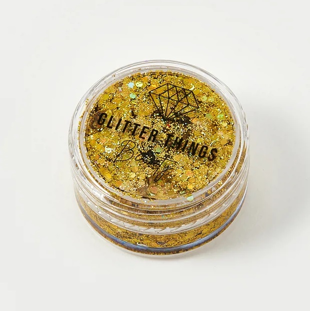 Гель-блестки для лица, тела, волос «Gold mascarad»