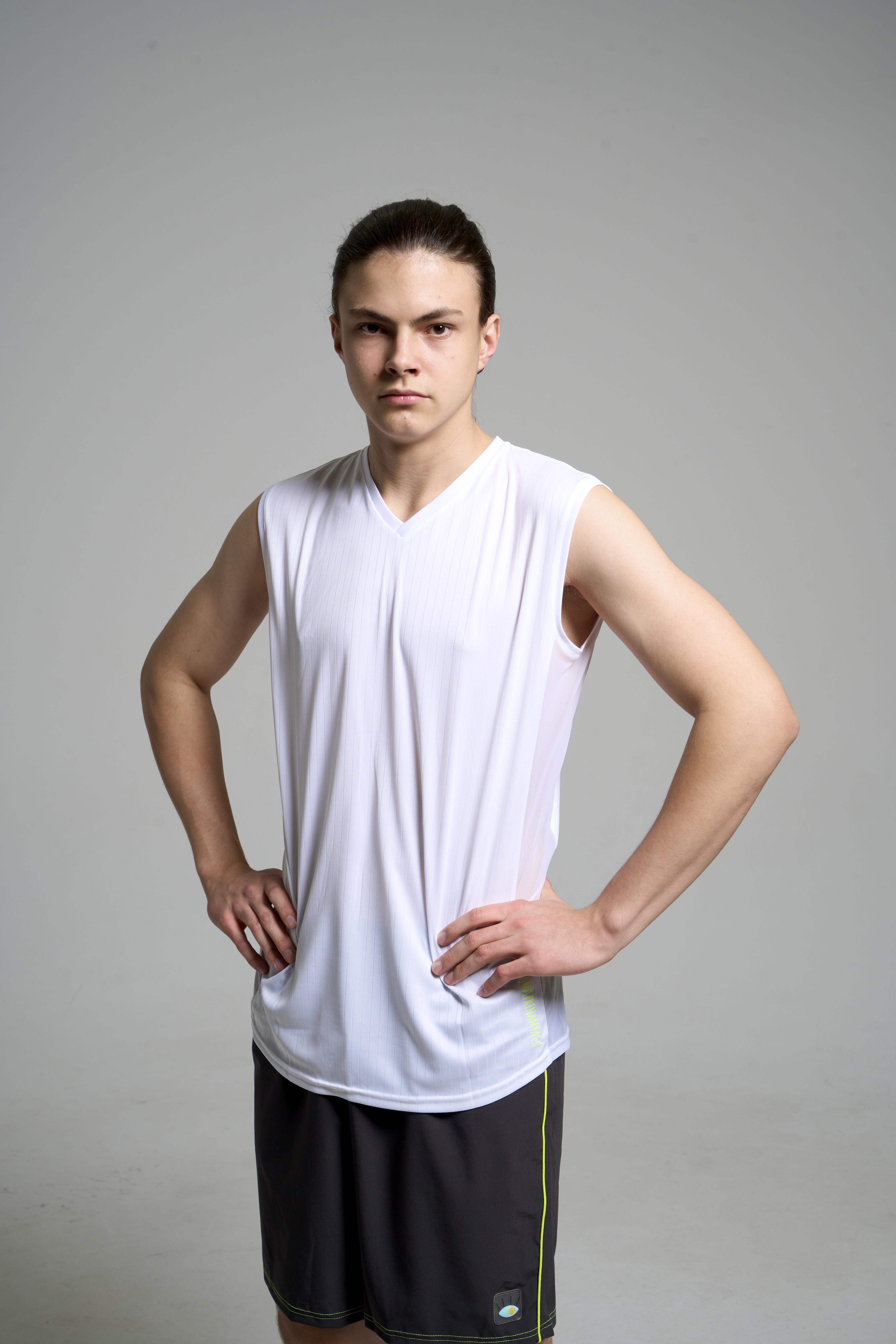 спортивная майка с принтом Агасси