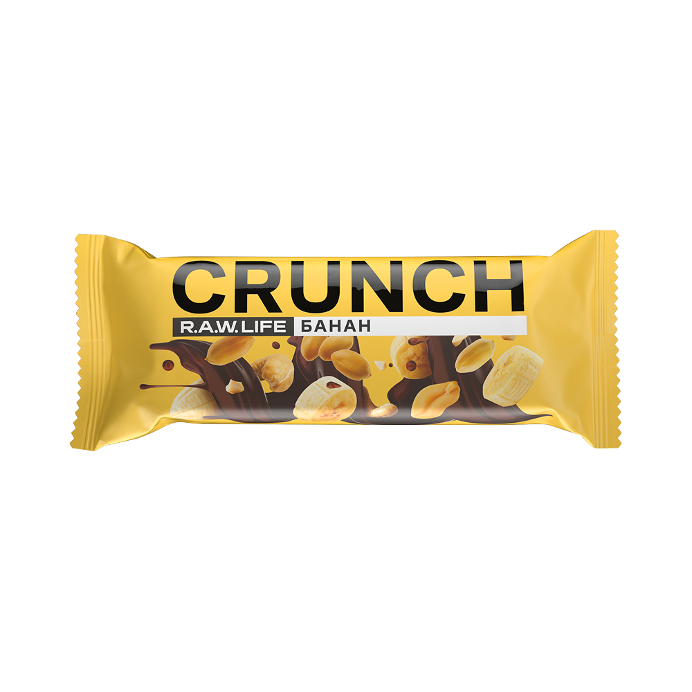 R.A.W. LIFE Ореховый батончик CRUNCH Choco "Банан"