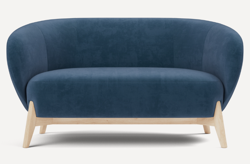 Диван прямой Тилар Danel Navy Blue