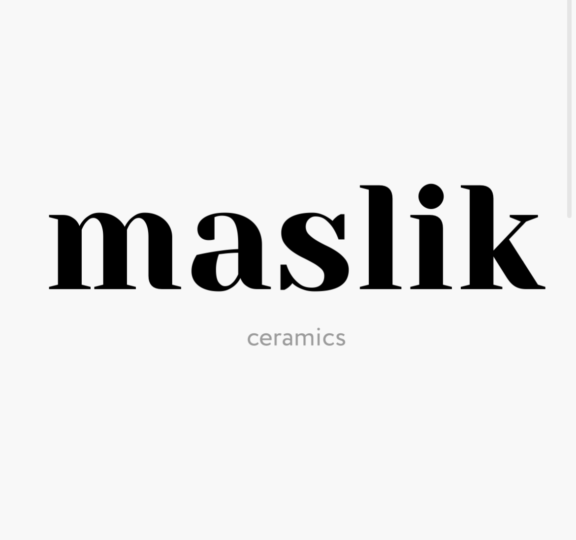 maslik ceramics