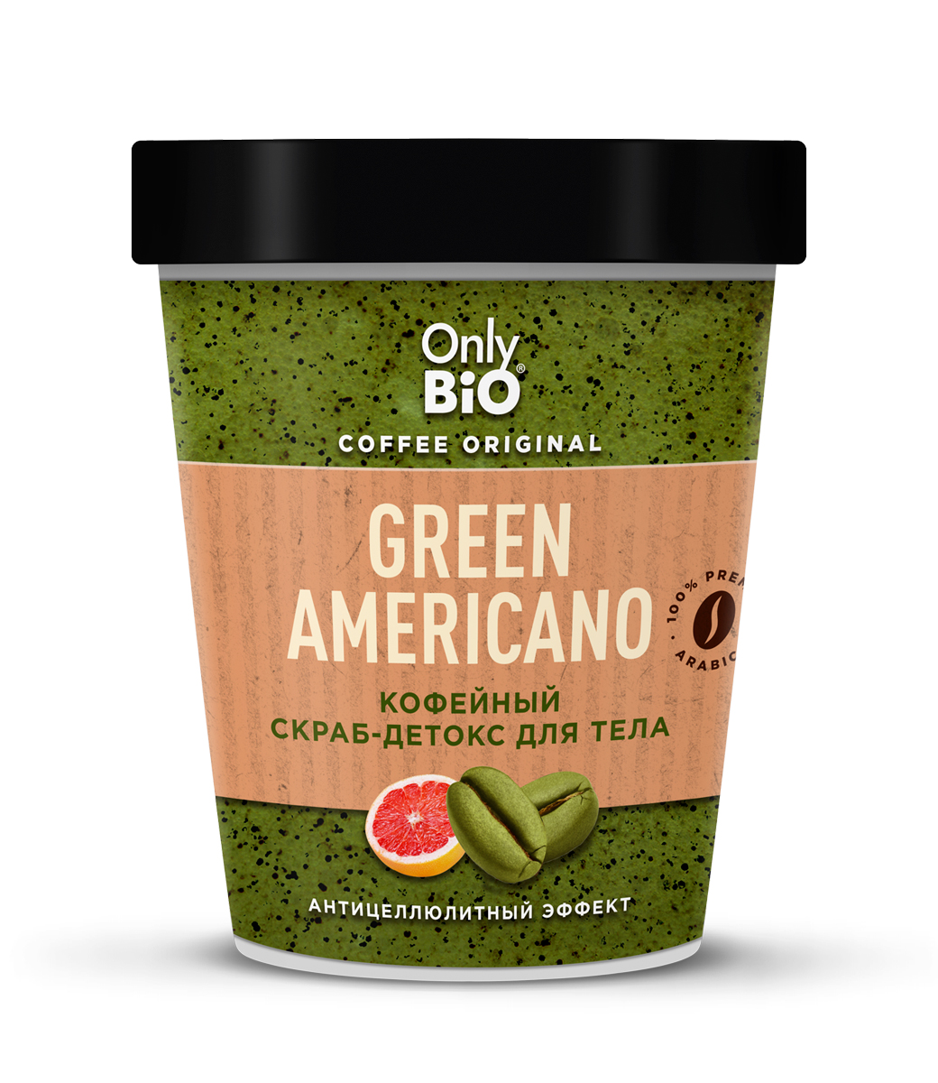 Only Bio Coffee Original скраб-детокс для тела Green Americano