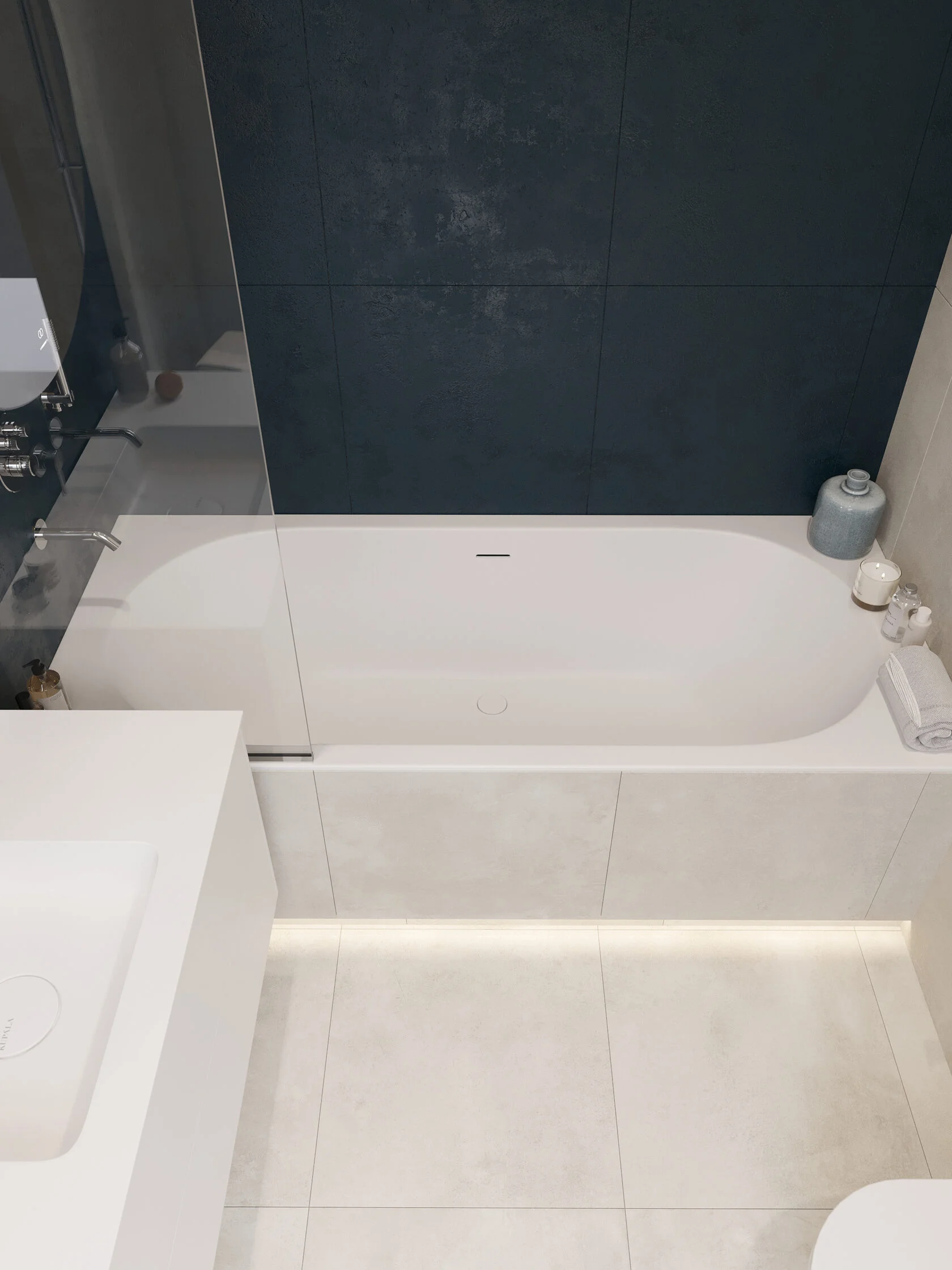 WBO170001 LONO 1700 X 700 встраиваемая ванна