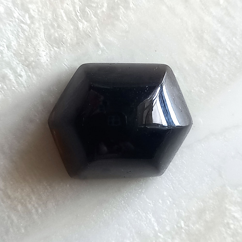 Кабошон мориона 13*16.5 (+0.2) мм