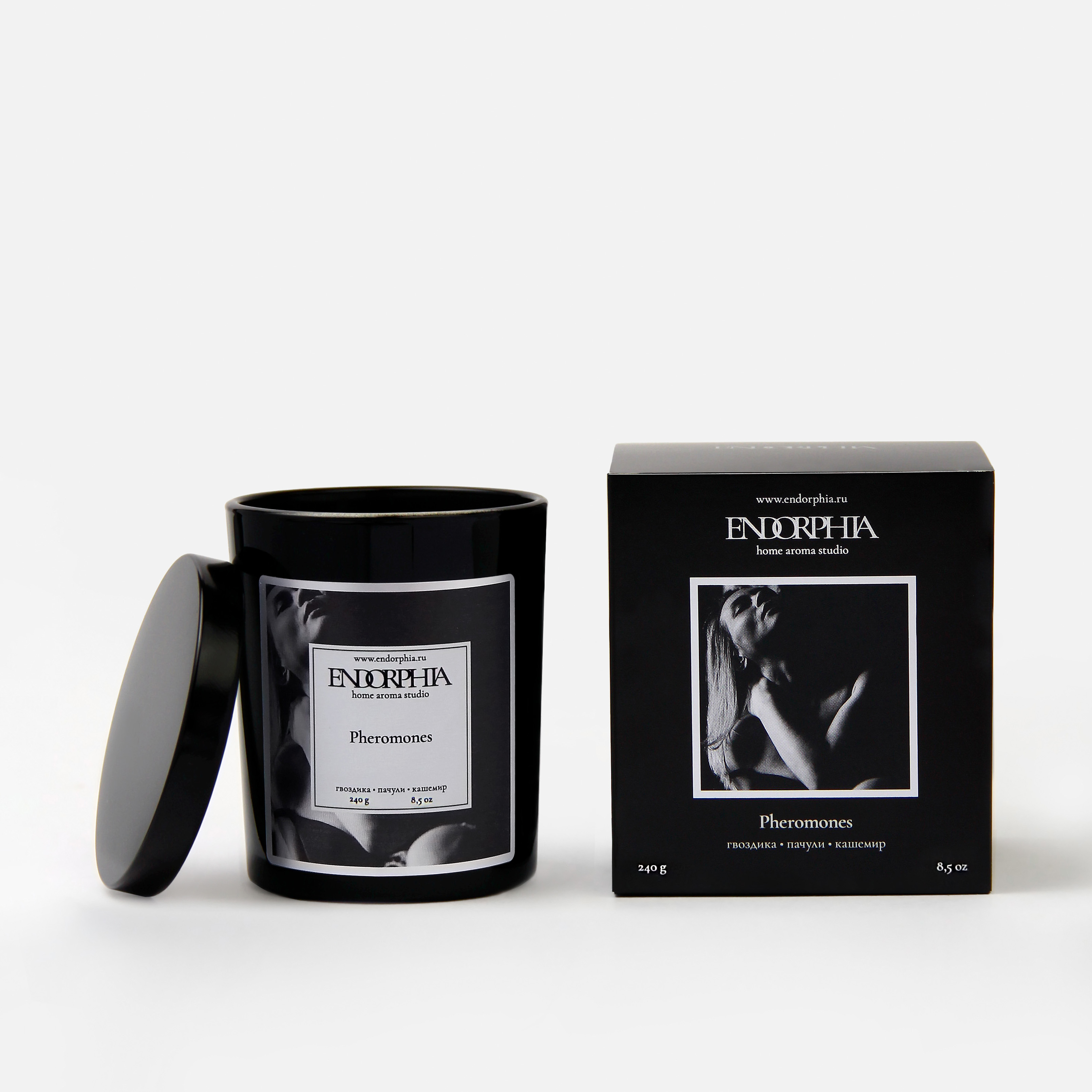 Свеча ароматическая BLACK Pheromones 240гр