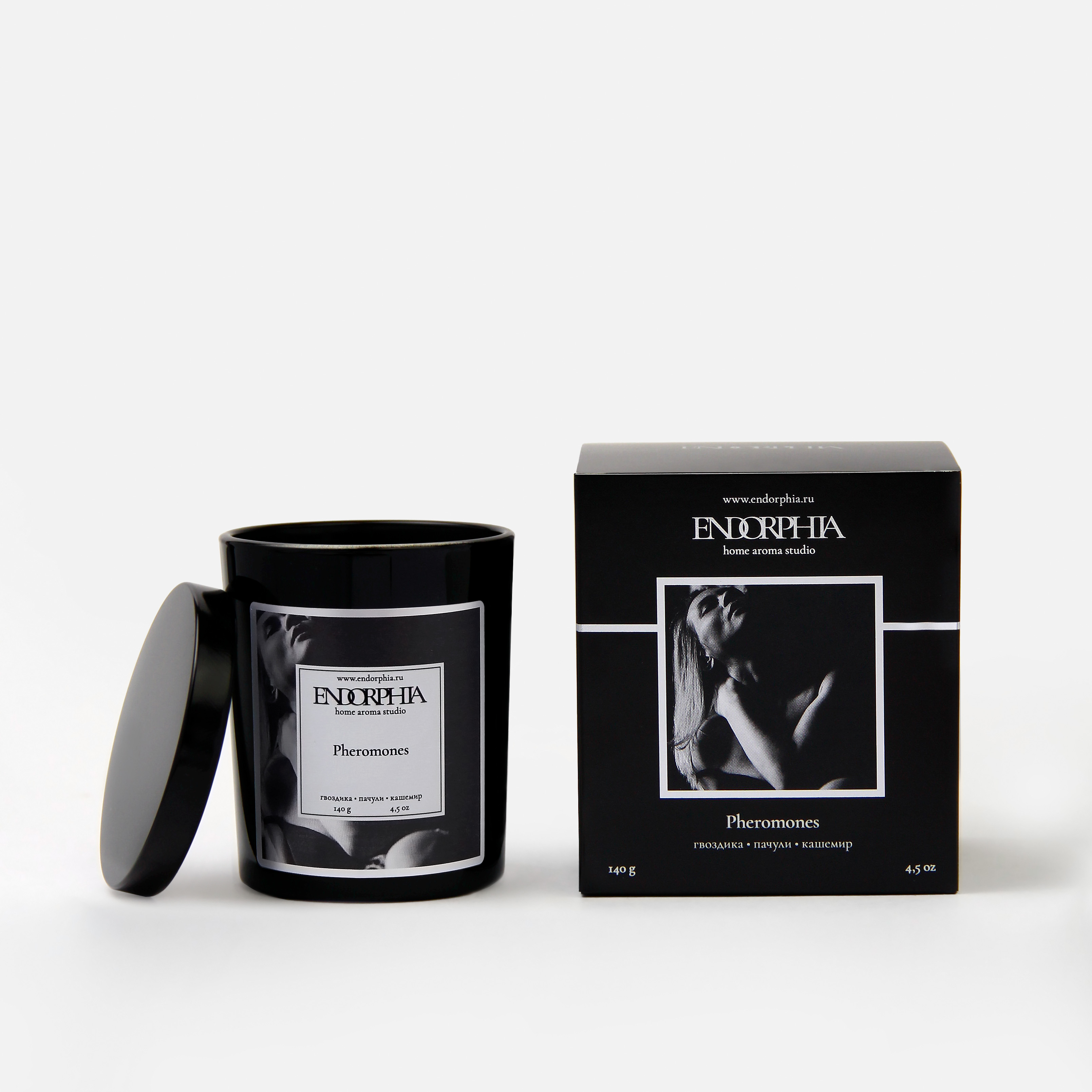 Свеча ароматическая BLACK Pheromones 140гр