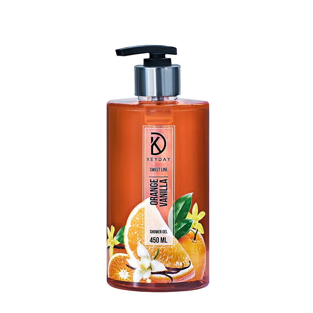 KeyDay Sweet Line Гель для душа Orange Vanilla, 450мл