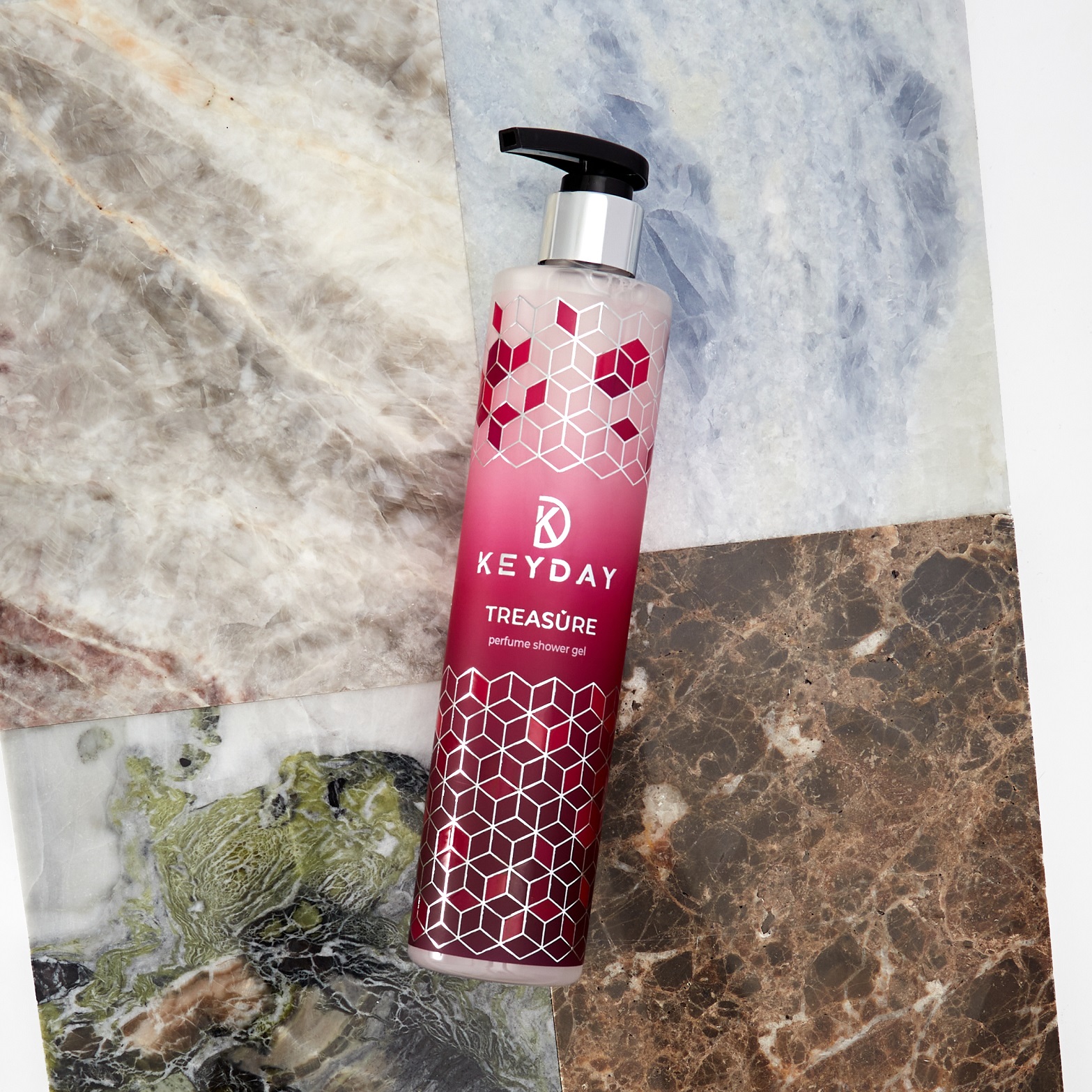 Keyday Treasure Rose Гель для душа с экстрактом жемчуга