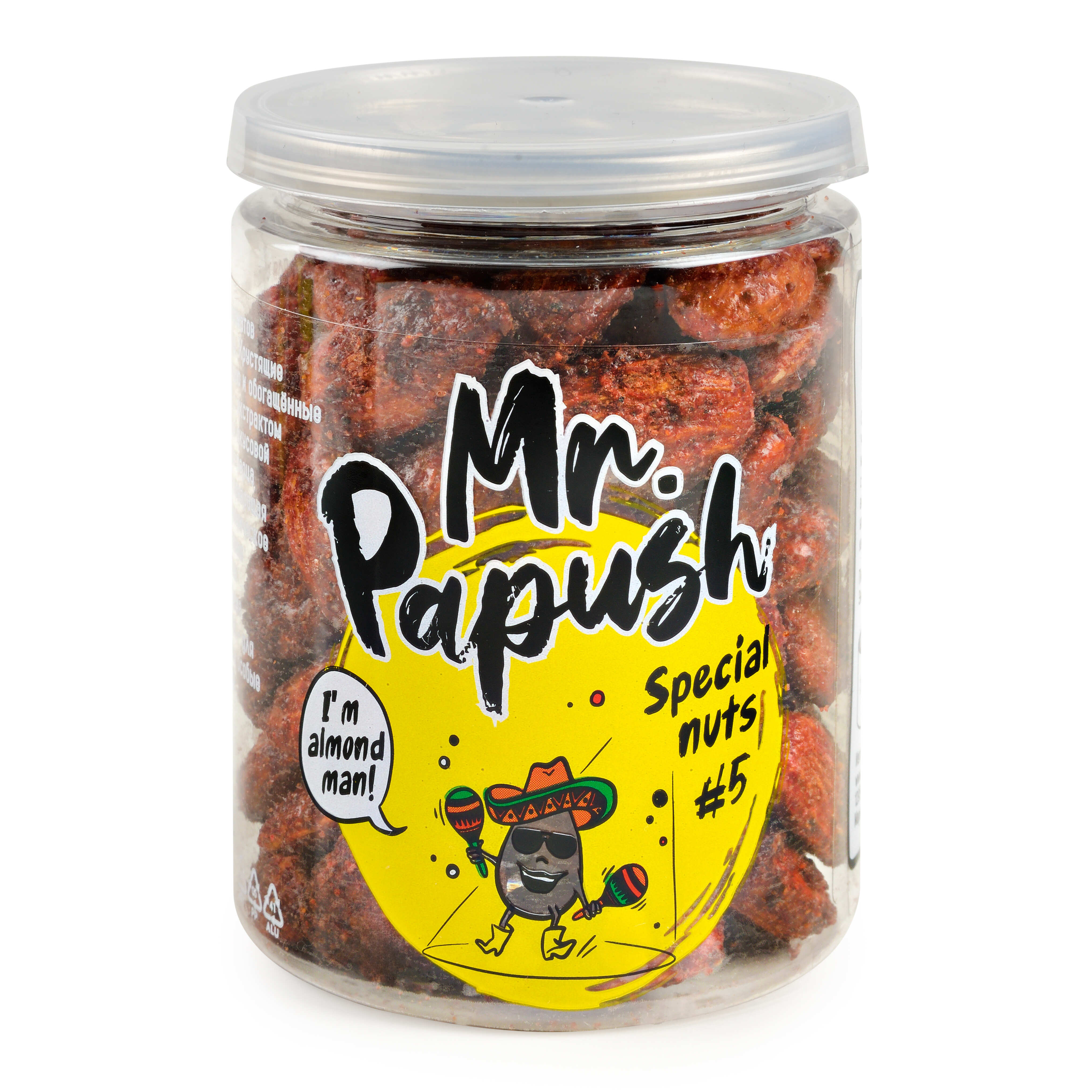 Mr. Papush Special Nuts #5 Миндаль три перца 100 гр.