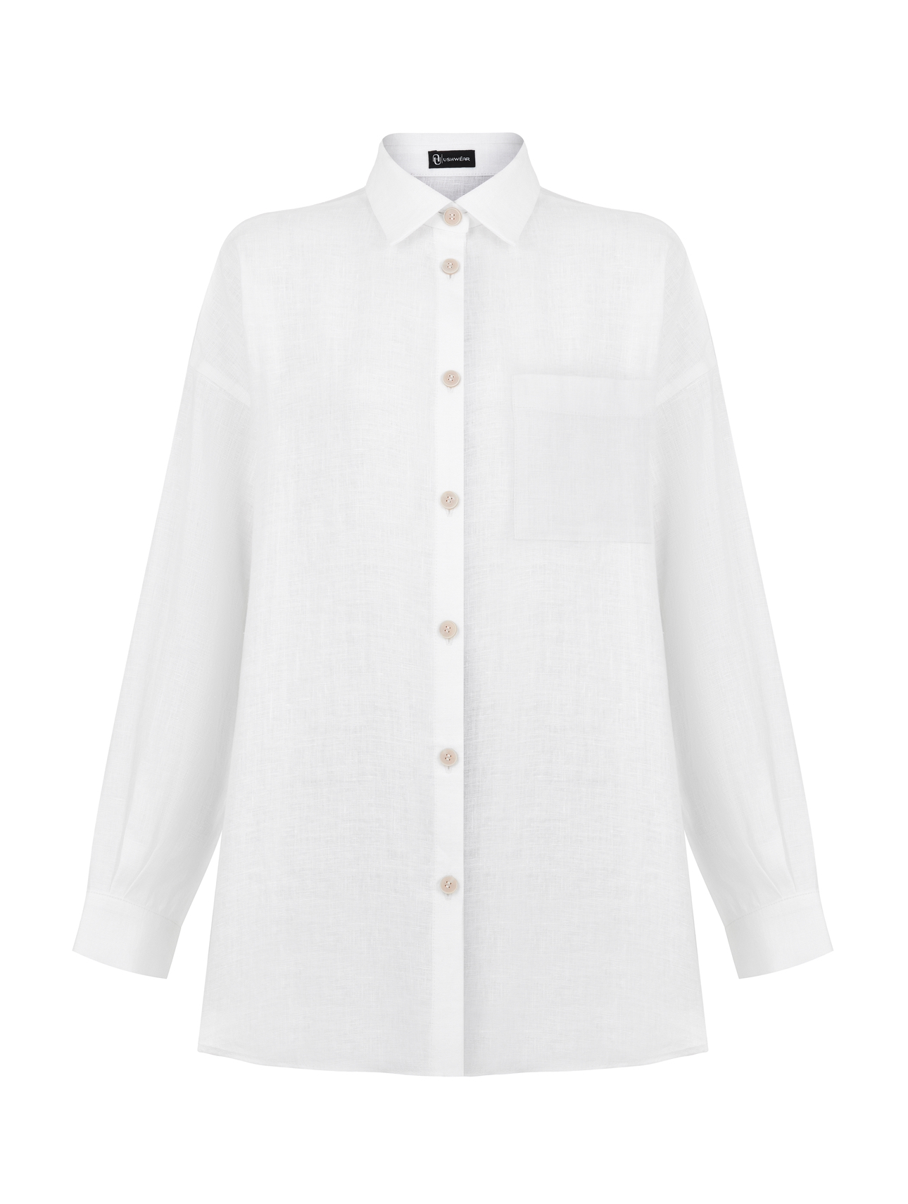 Льняная рубашка Oversize