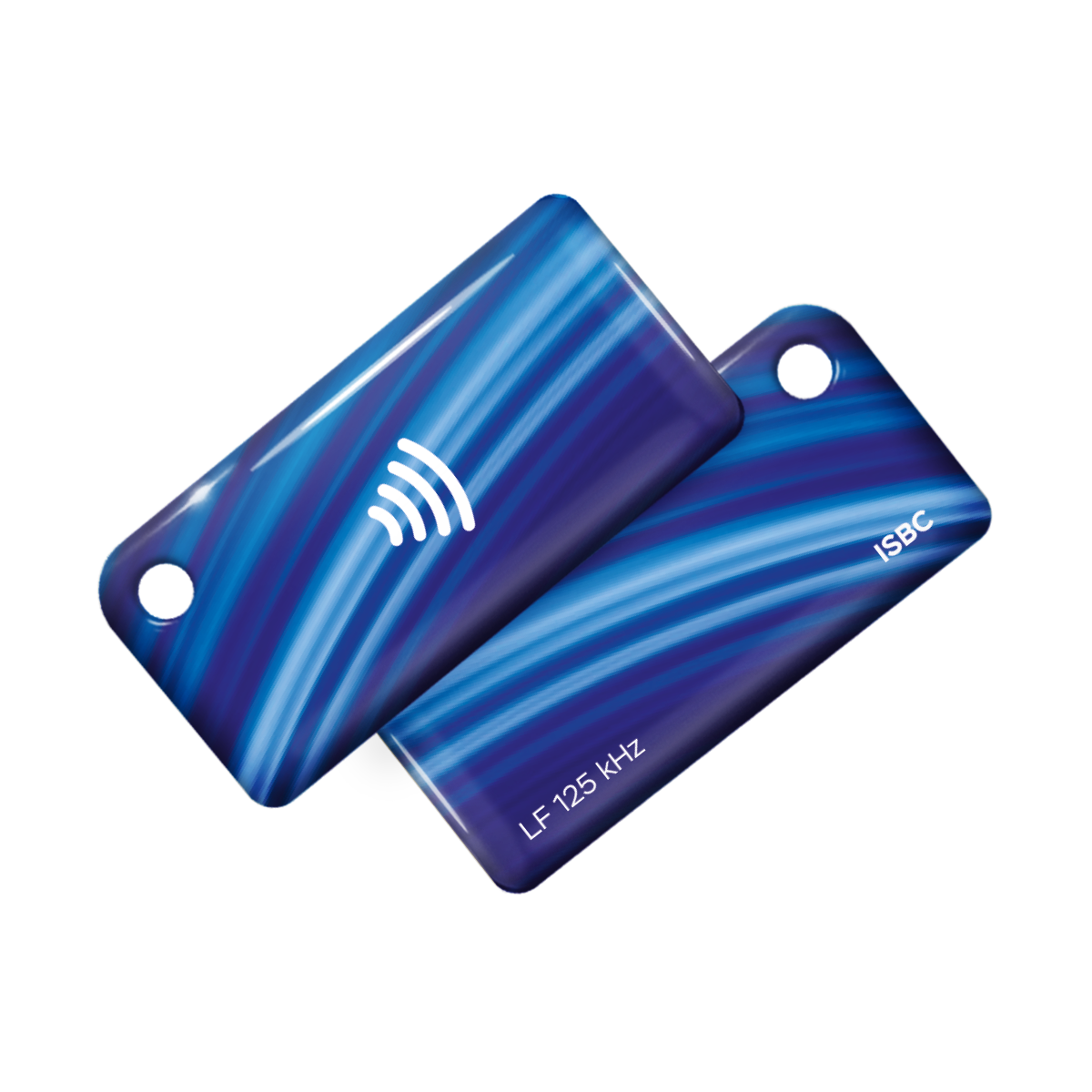 RFID-брелок ISBC ATA5577 «Волна; Синий»