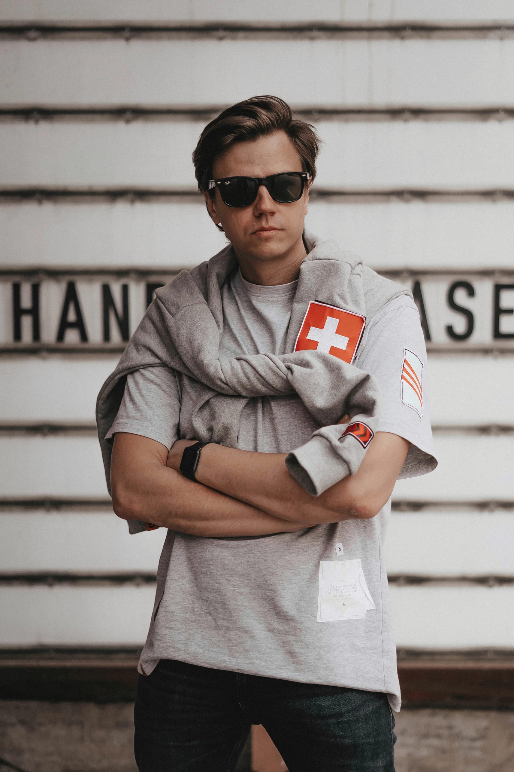 Футболка unisex серая