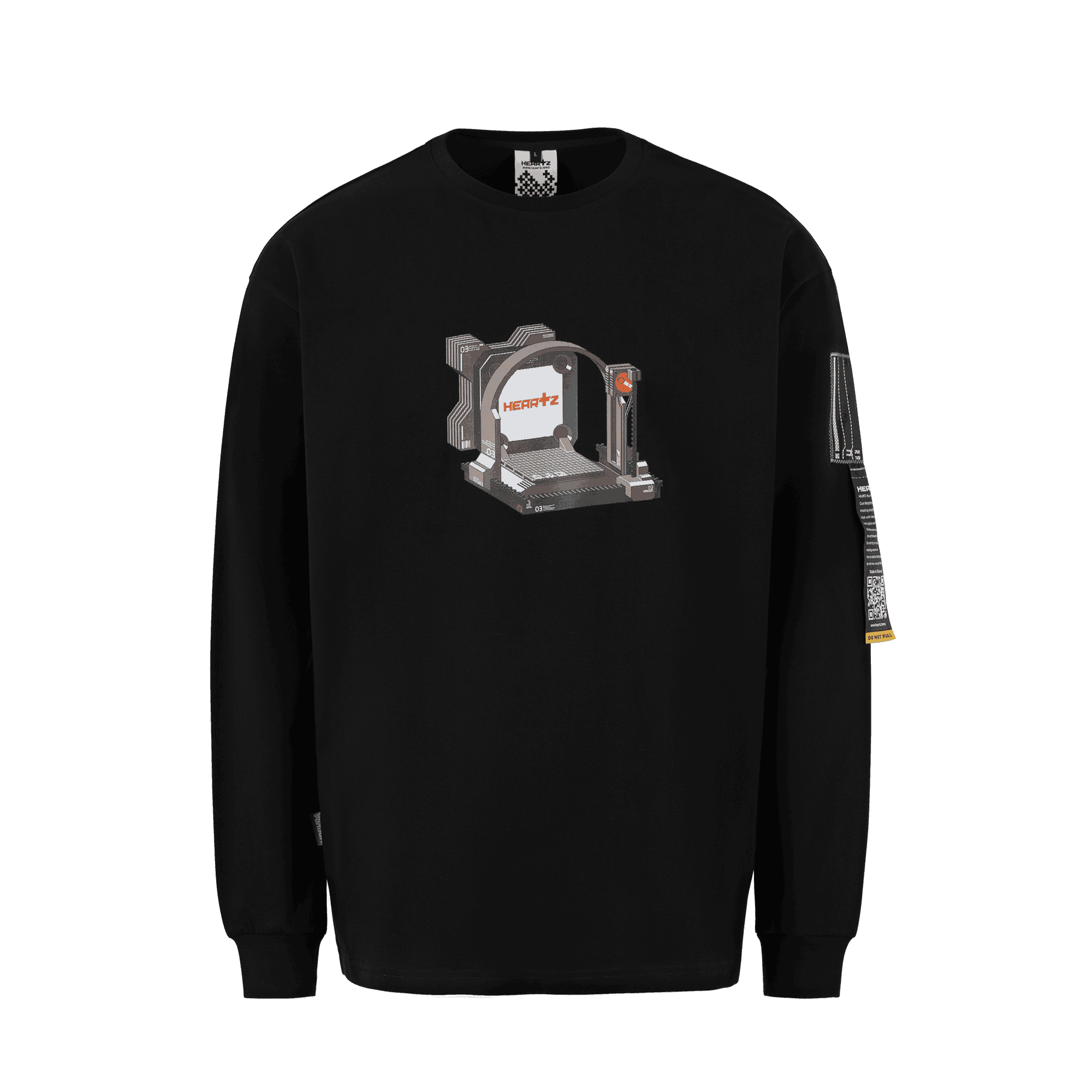 «03» Black Boxy Longsleeve
