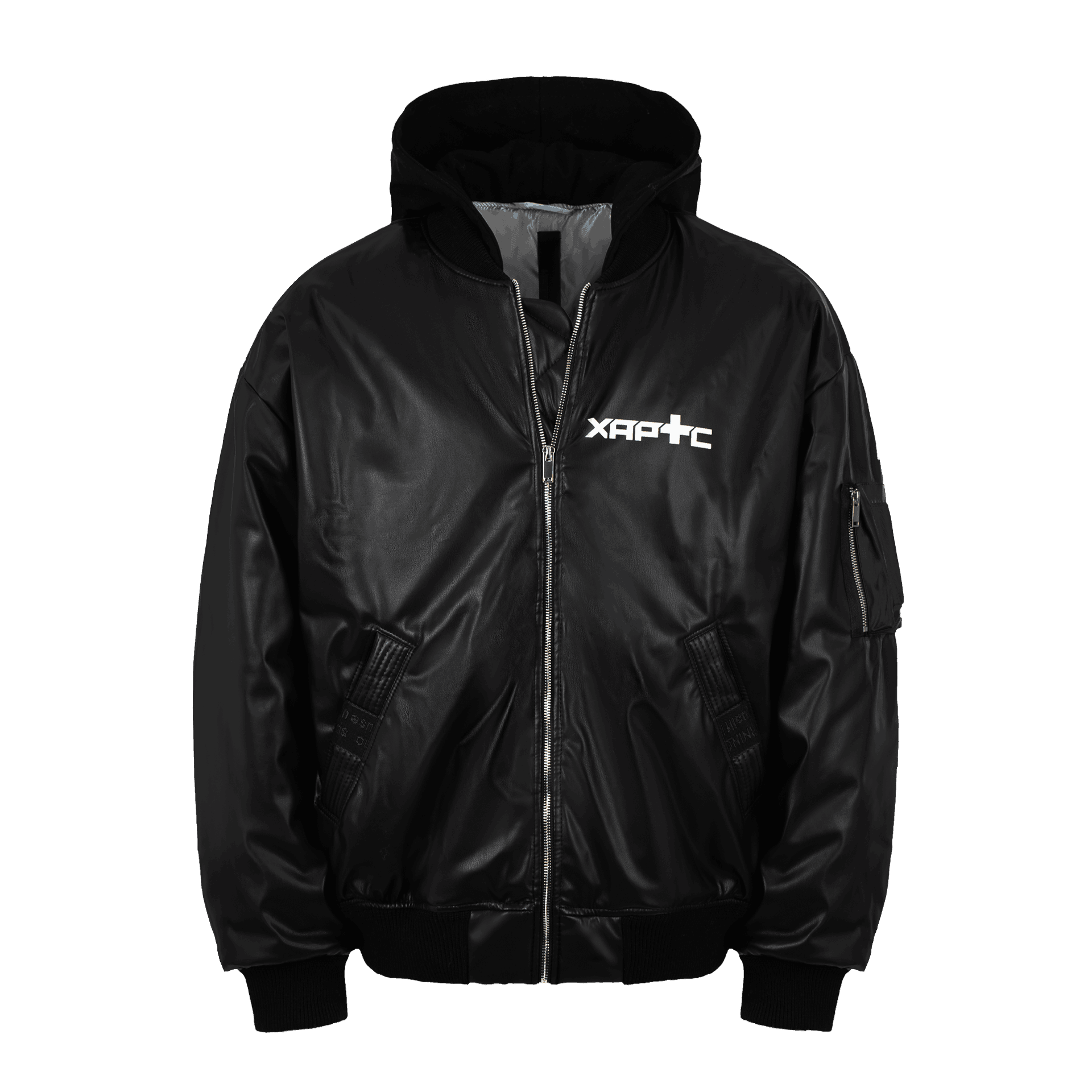 «MOSKVA» Black Series Oversized Flight Jacket