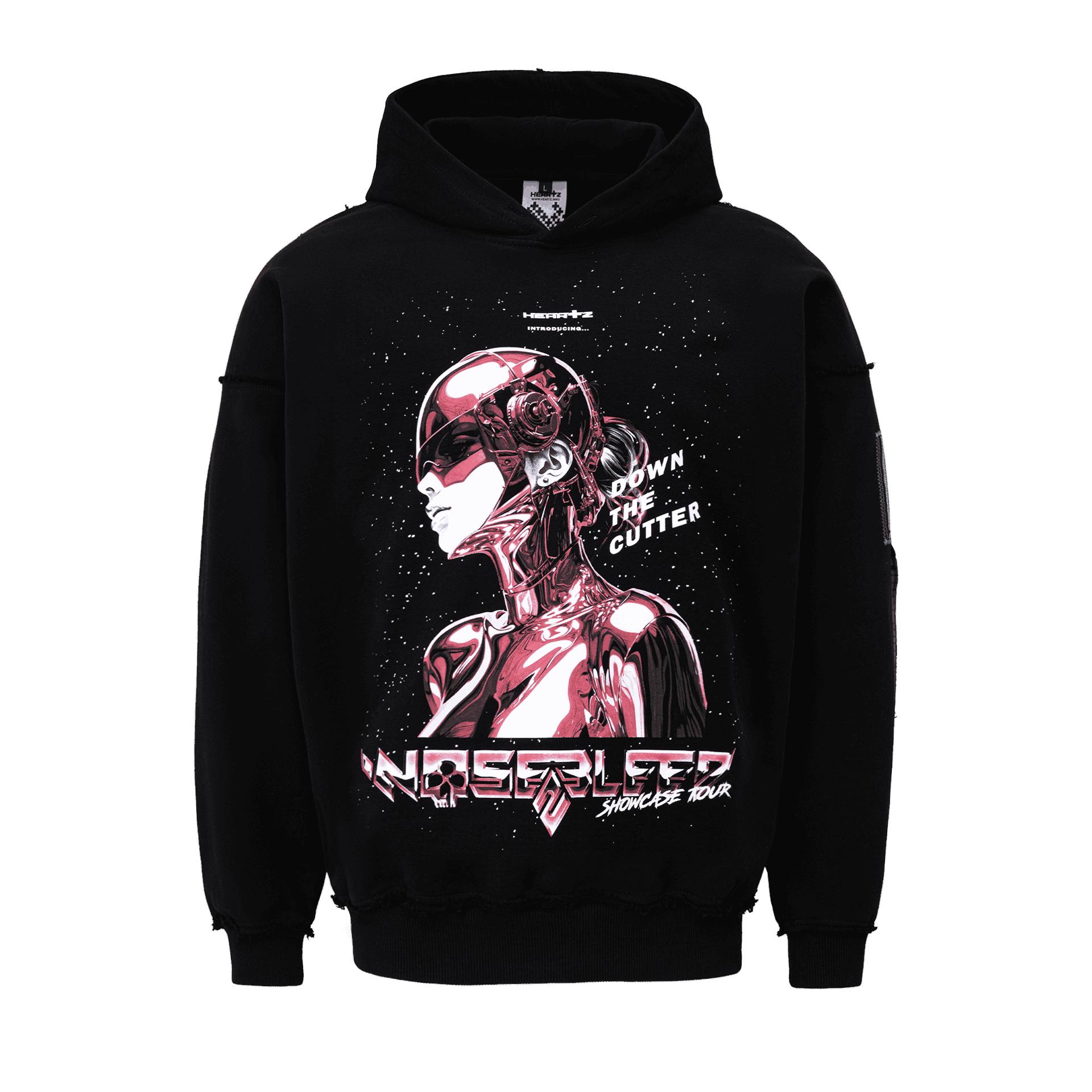 «DOWN THE CUTTER» HEAVYCOTTON PEACH HOODIE