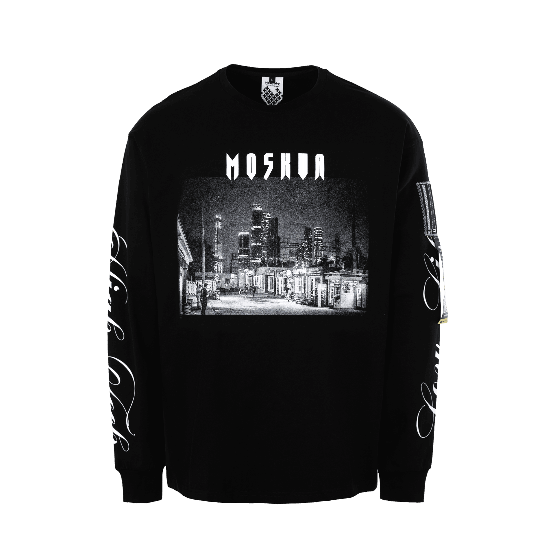 «High Tech Low Life» Black Longsleeve