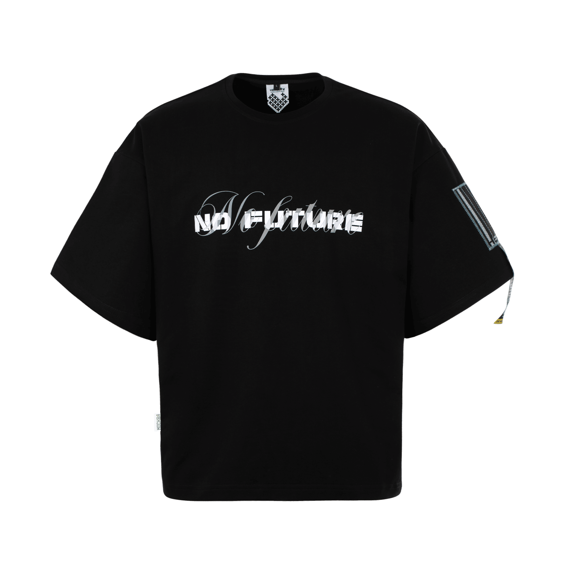 «No Future» Black Kimono T-Shirt