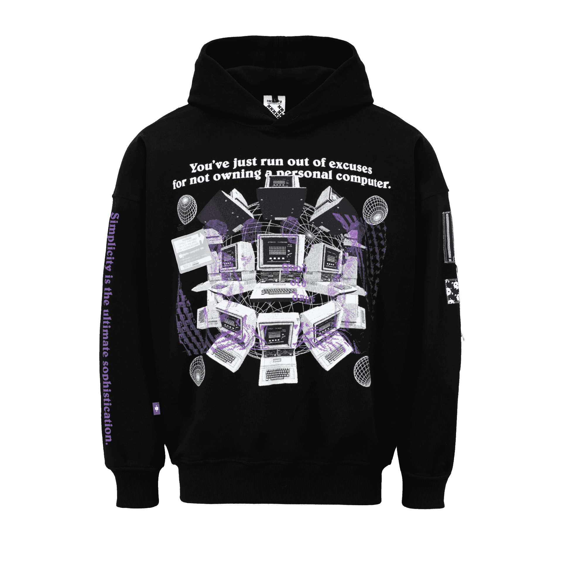 «APPLE II» HEARTZ + BIG GEEK HOODIE