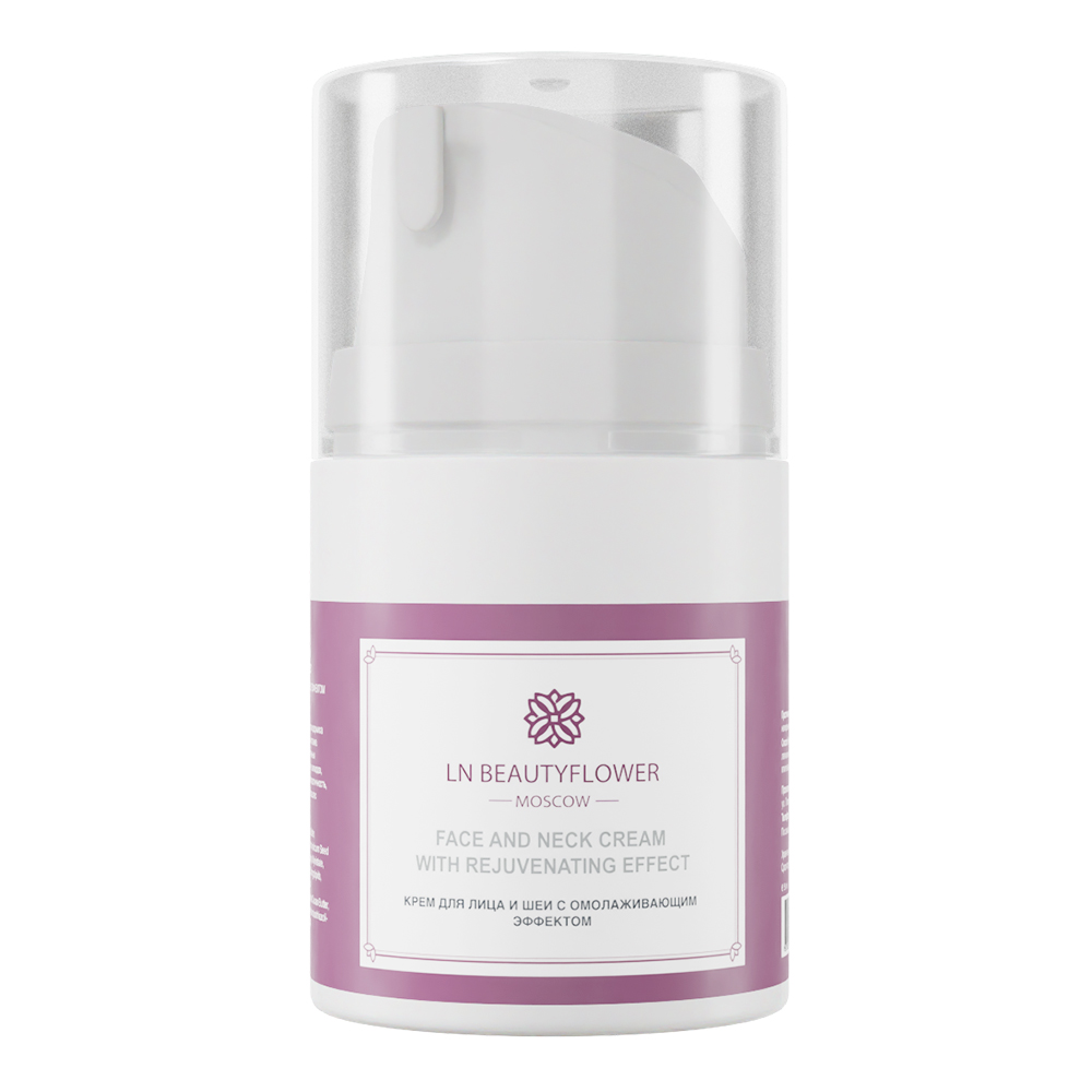 LN BeautyFlower Крем для лица и шеи с омолаживающим эффектом