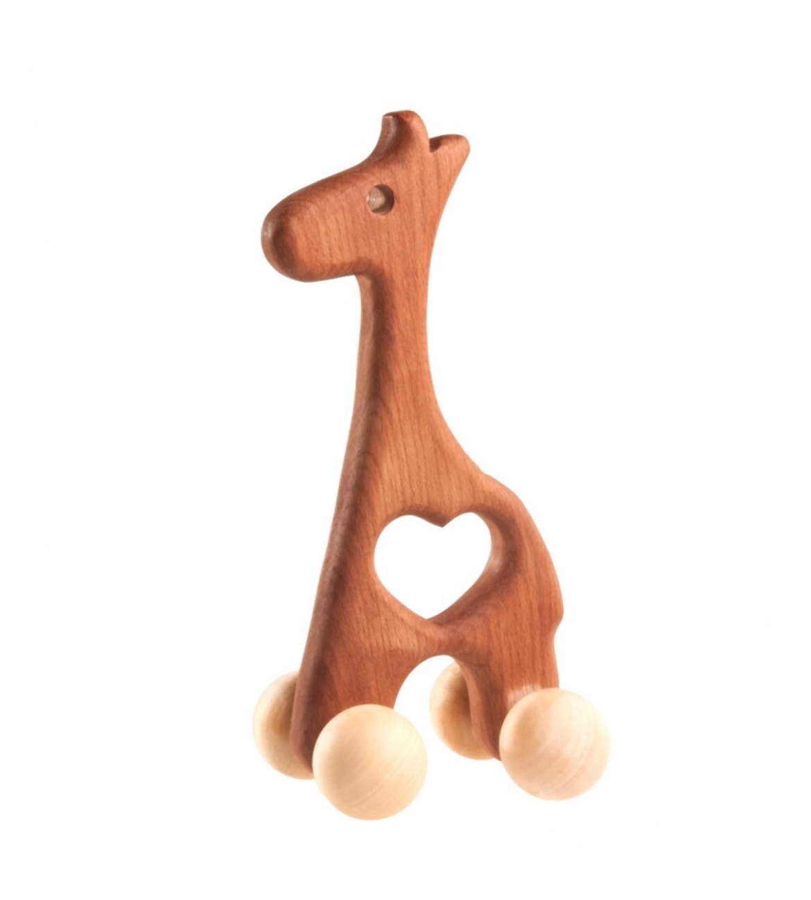Деревянная каталка «Жирафик»
