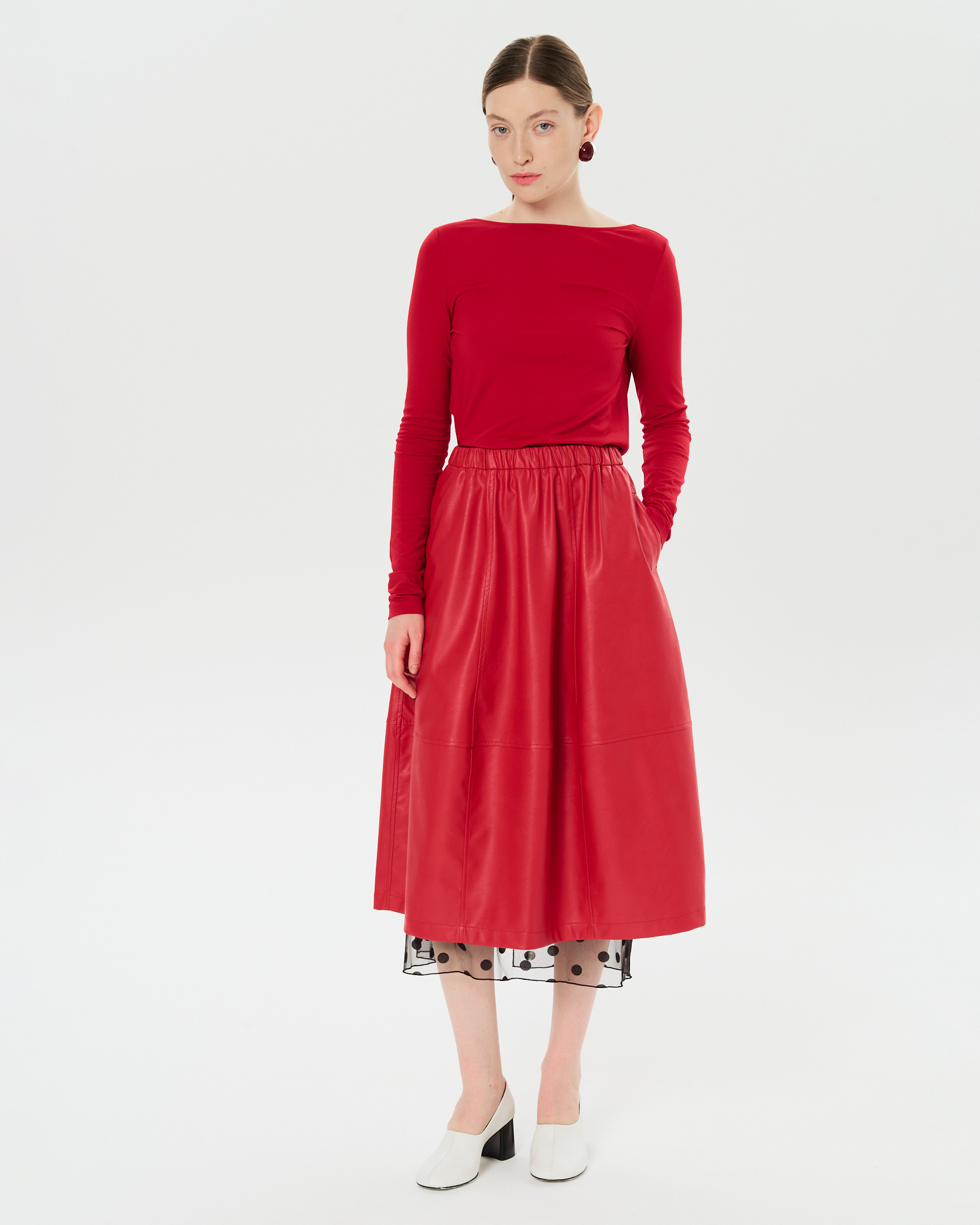 Юбка Dot Skirt Red