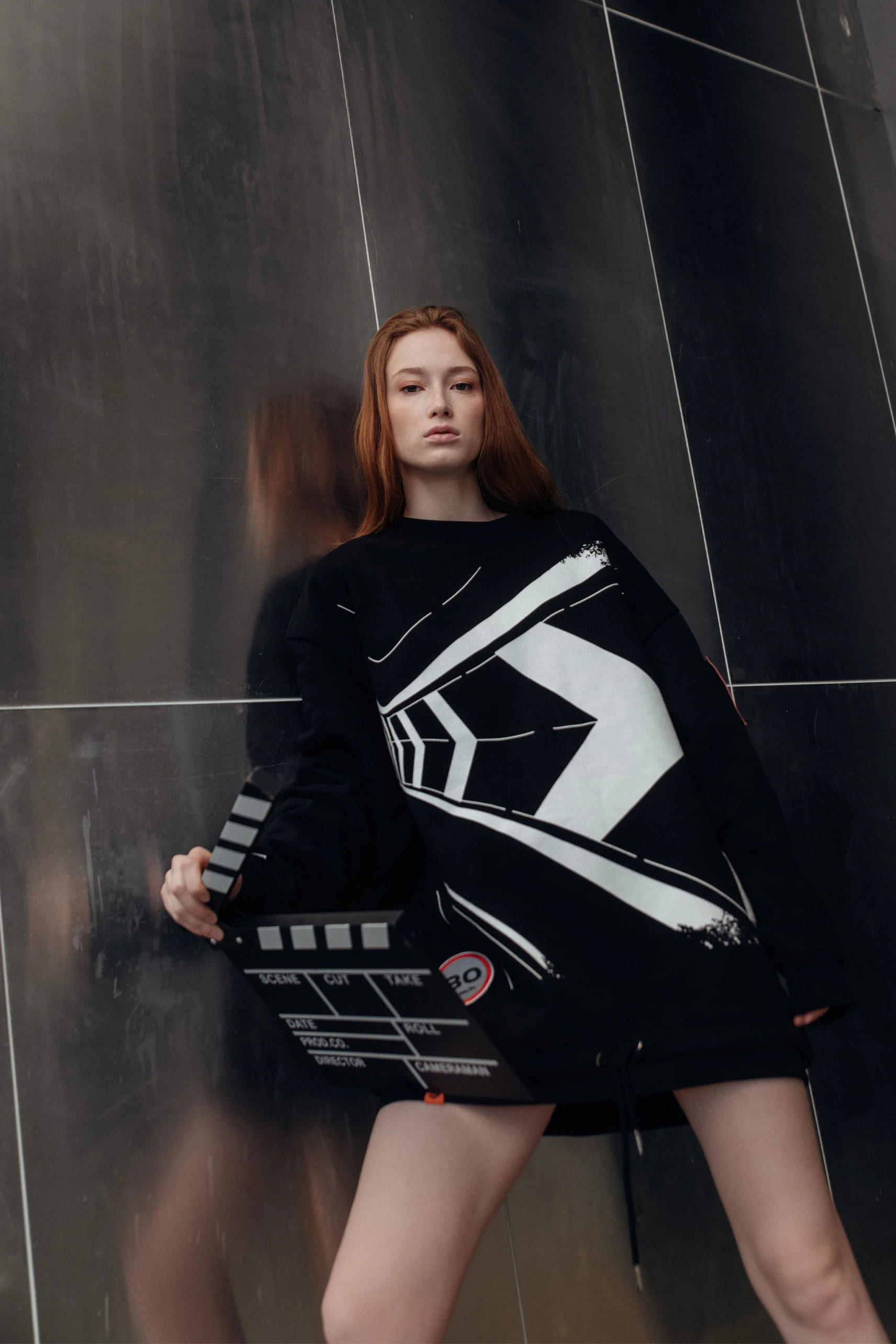 Свитшот unisex черный