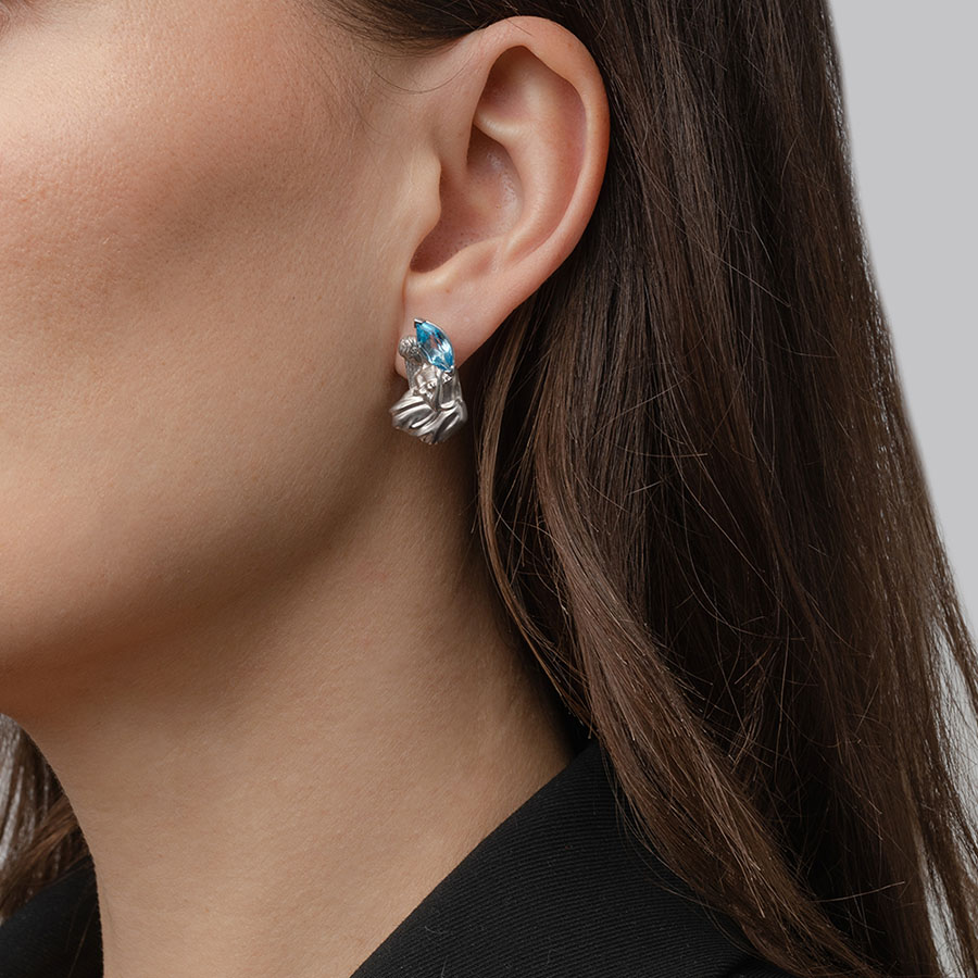 Серьги серебряные с топазами DEGA’S INSPIRATION EARRINGS