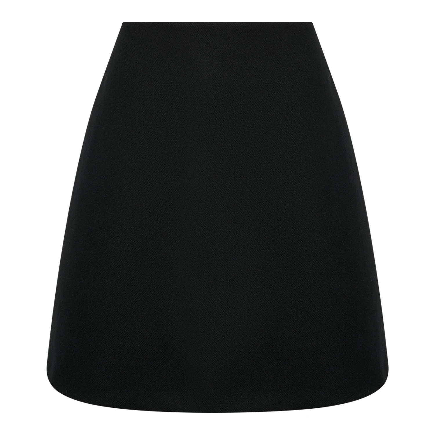 Юбка мини черная шерсть "Гиппиус"