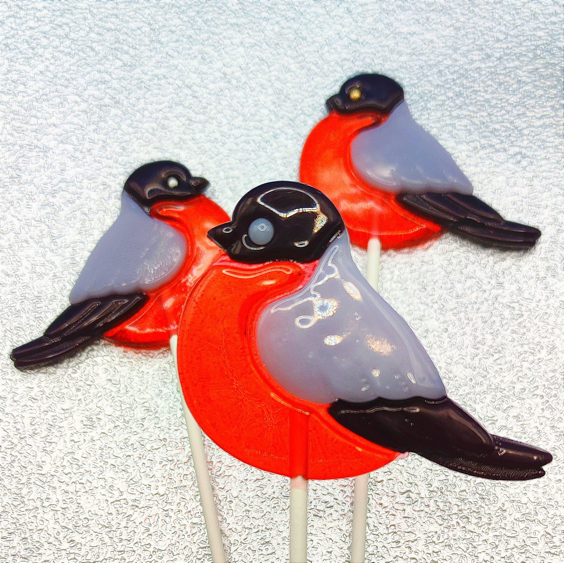 Леденец на палочке "Снегирь"