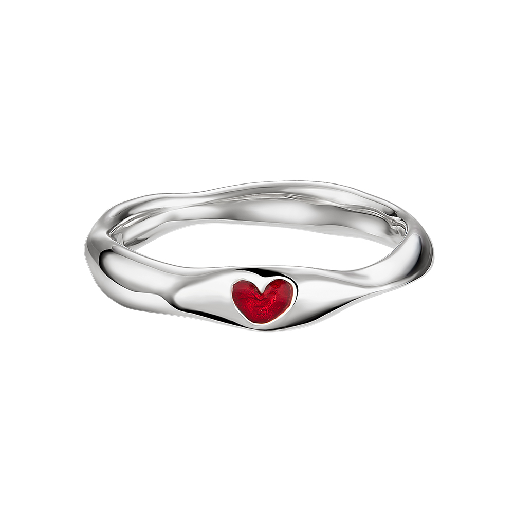 кольцо с сердечком In Love