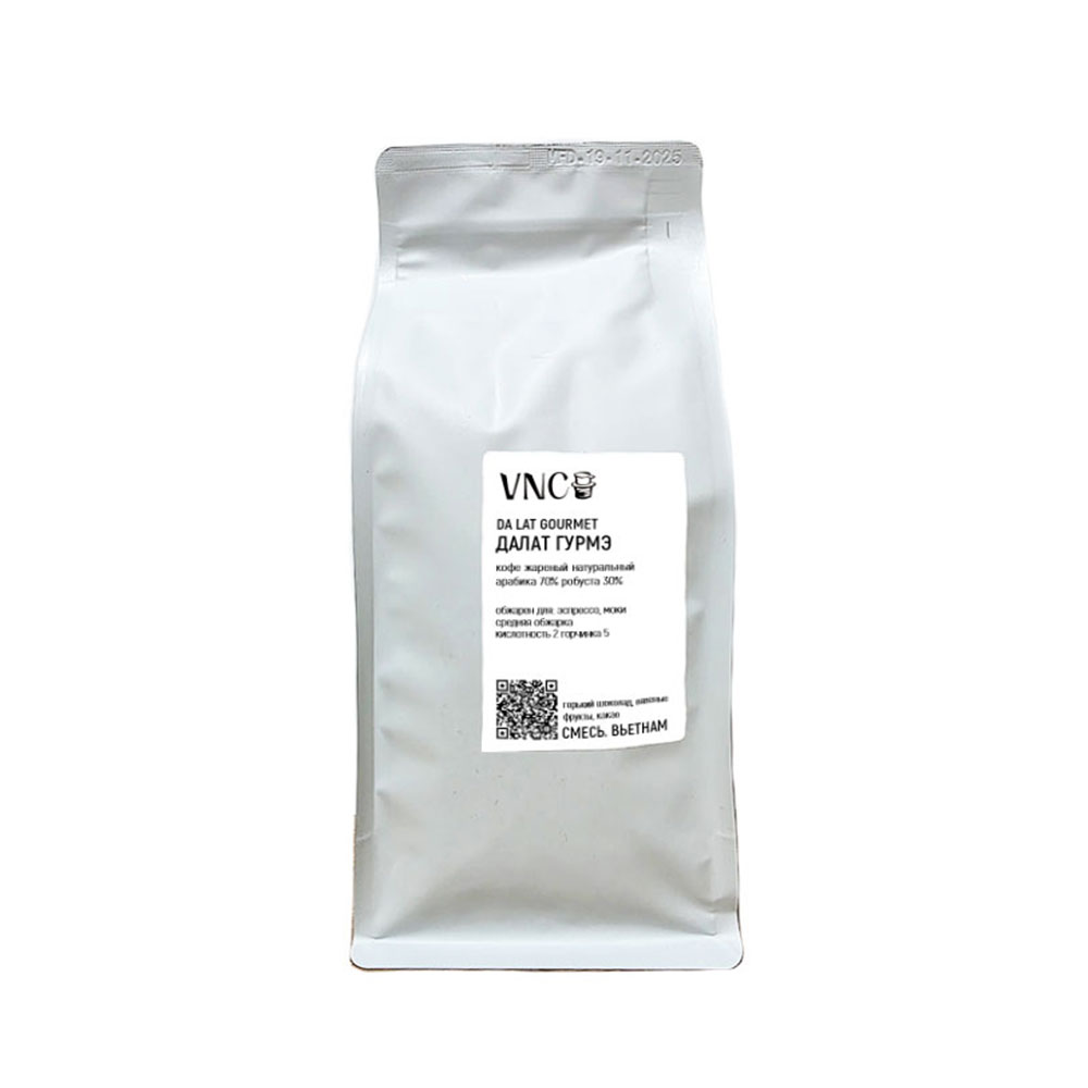 Кофе в зернах VNC "Далат Гурмэ" (Da Lat Gourmet) 500 г, Вьетнам
