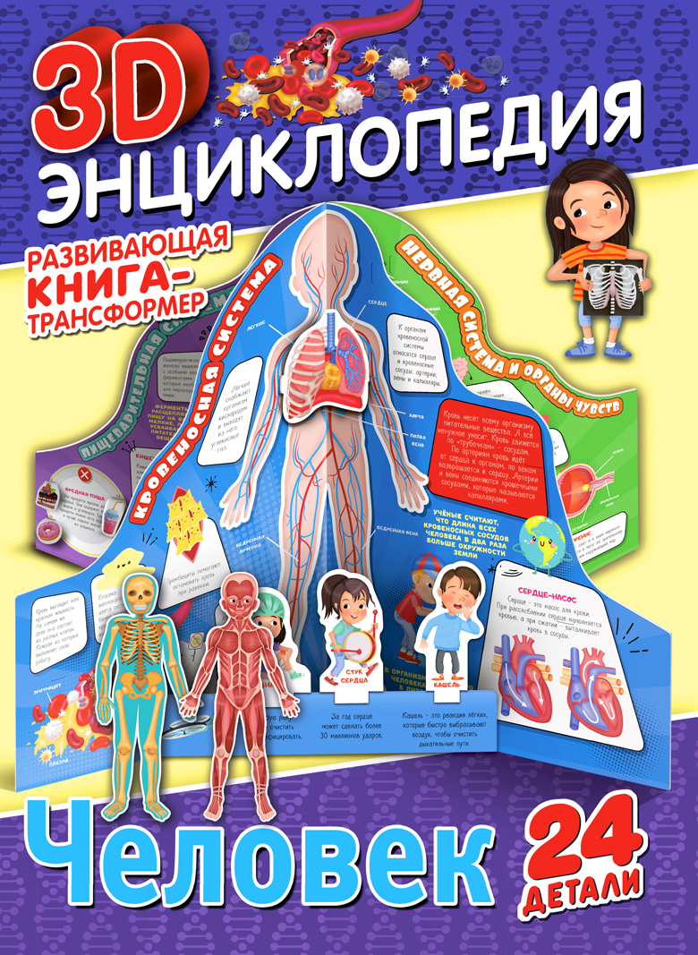 Книга-трансформер. 3D-энциклопедия. Человек
