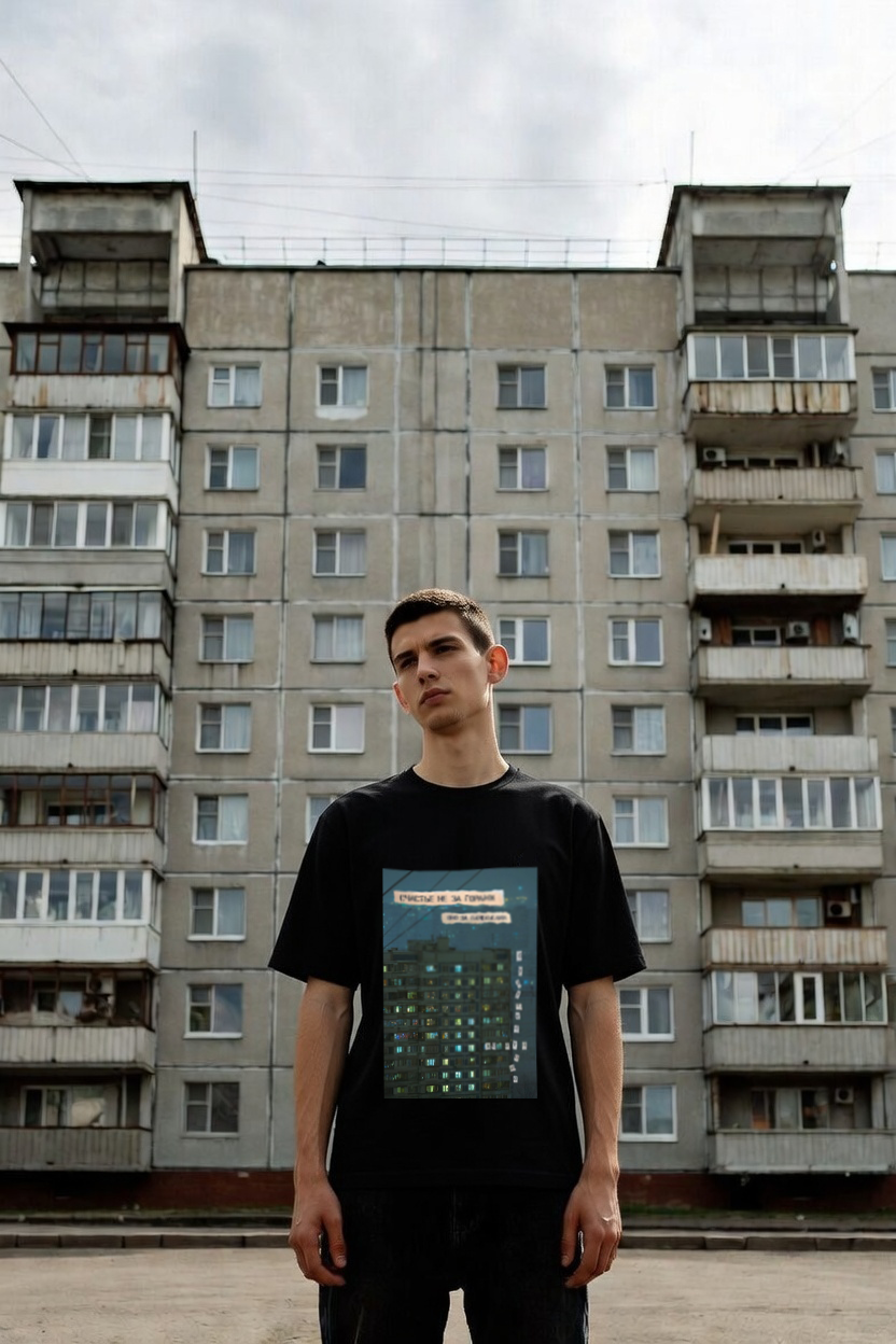Футболка «Счастье не за горами!»