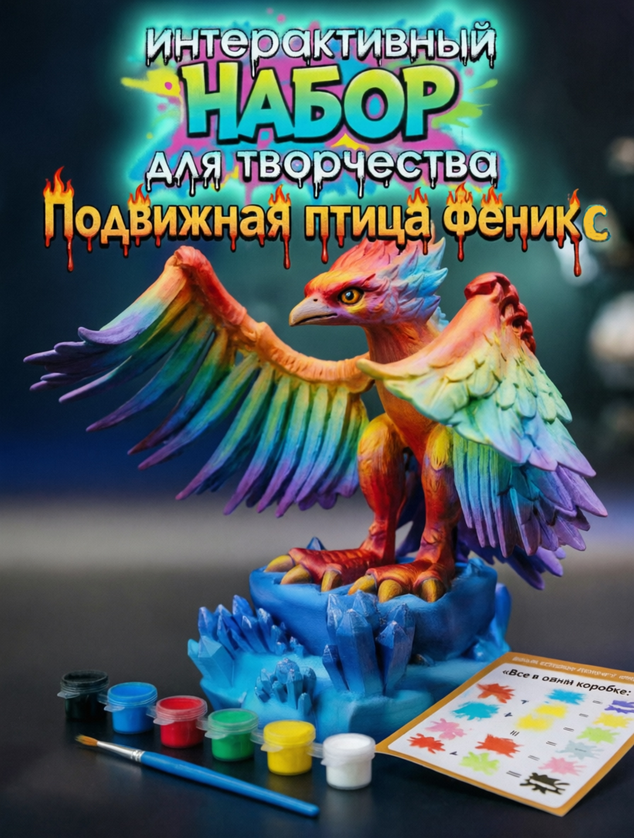 Набор для творчества. Птица Феникс.210мм