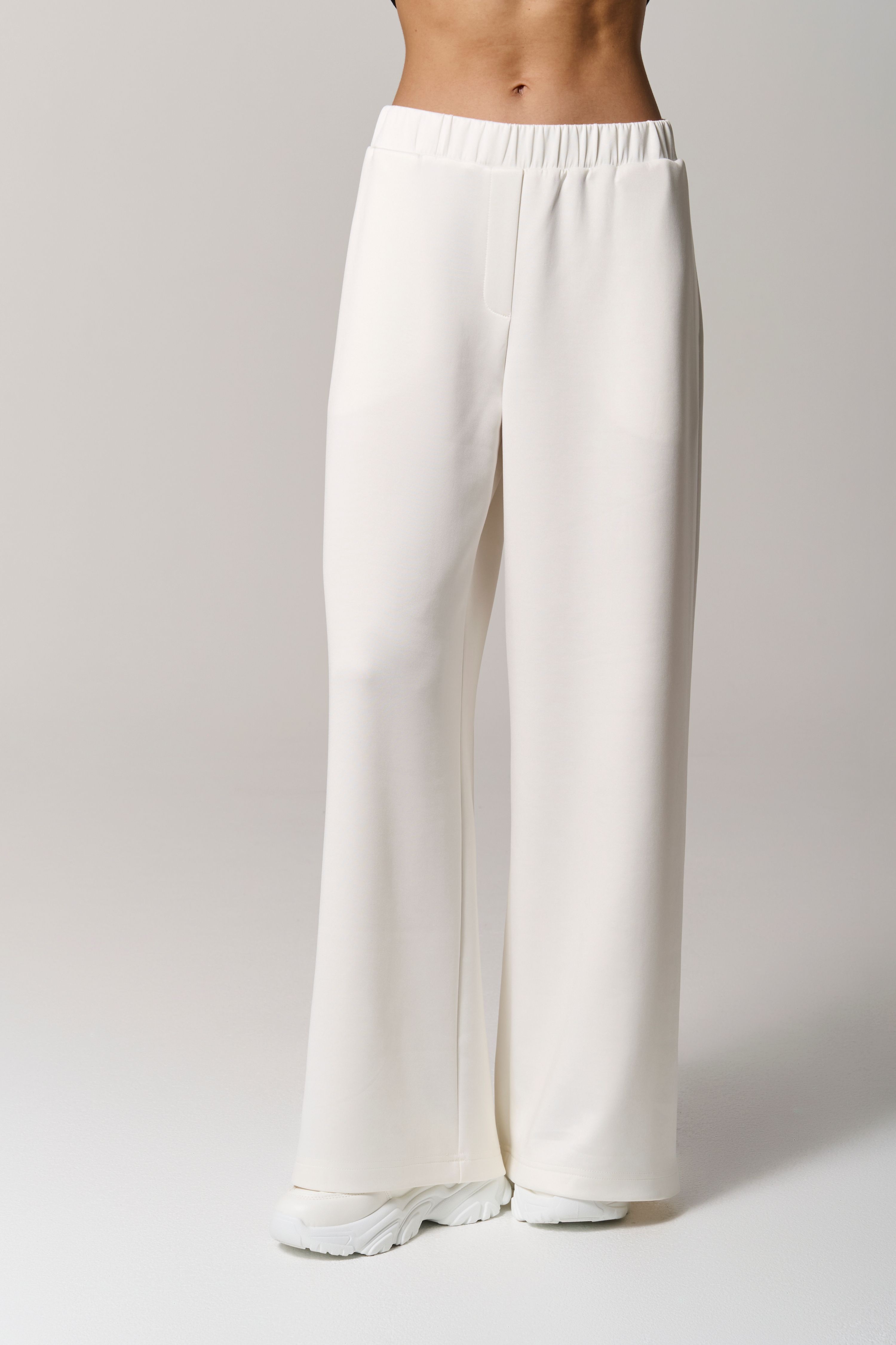 Брюки трикотажные wide leg