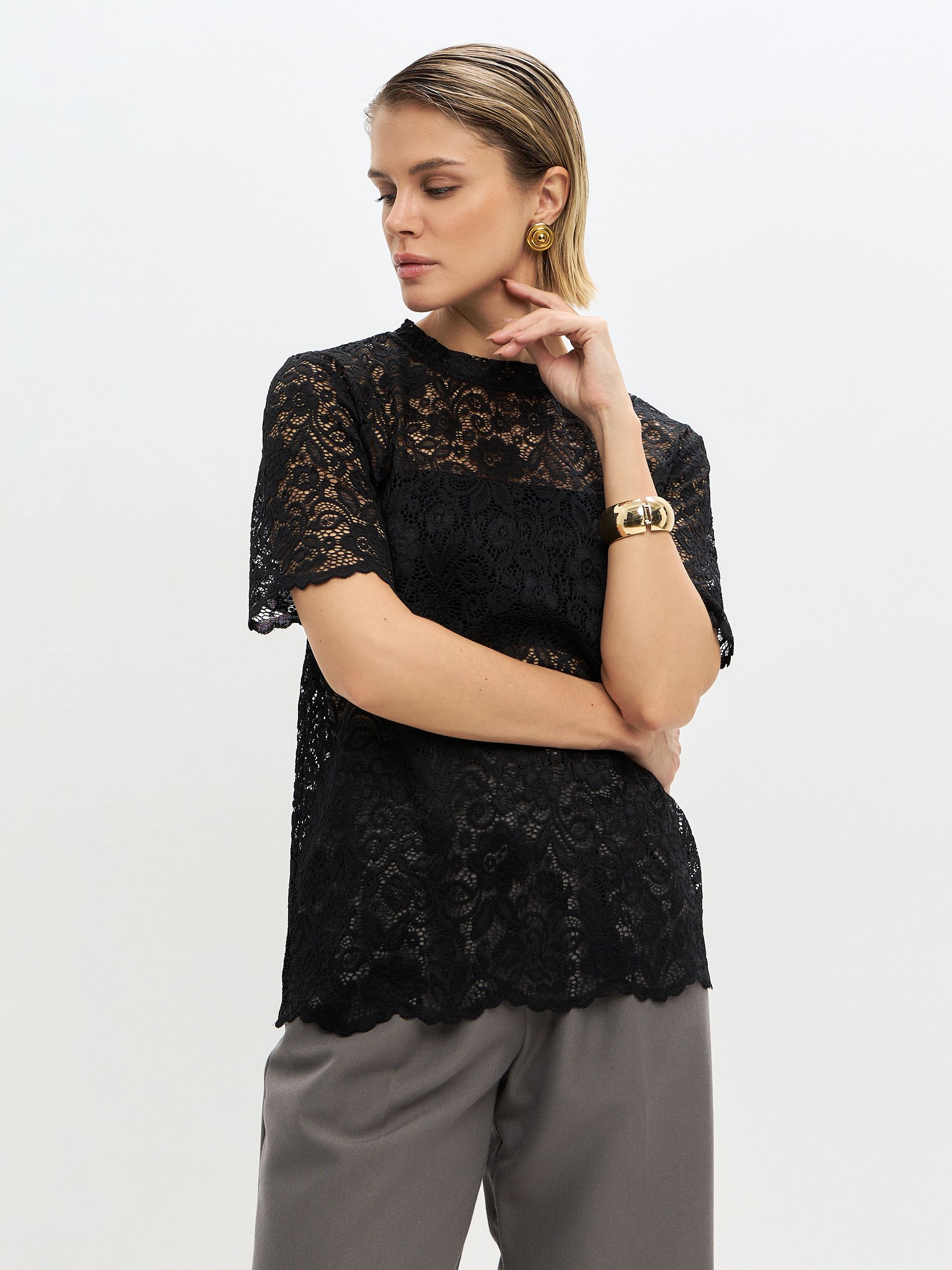 Блузка кружевная LACE MUSE