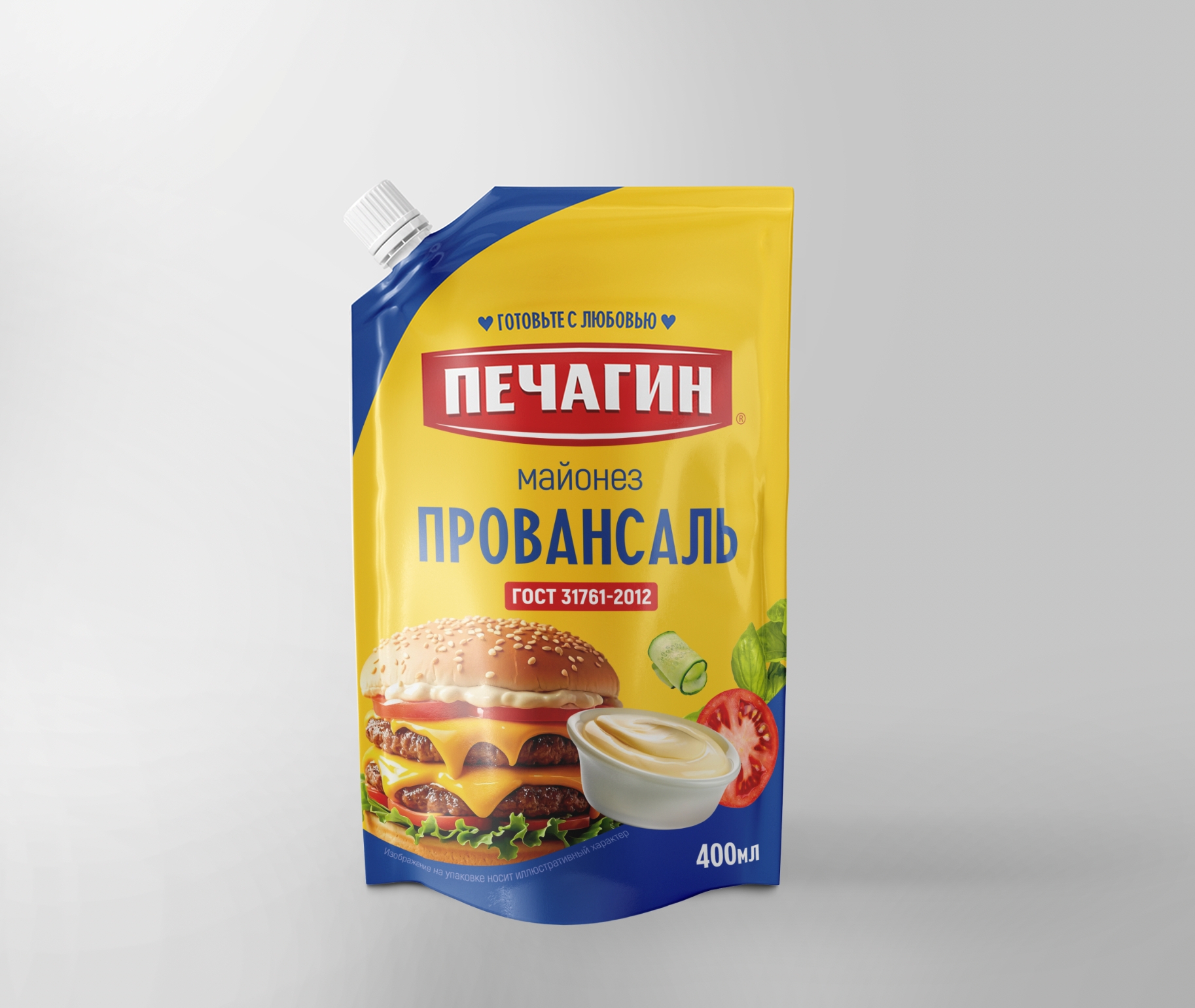 Майонез "Печагин" Провансаль 67% 400мл